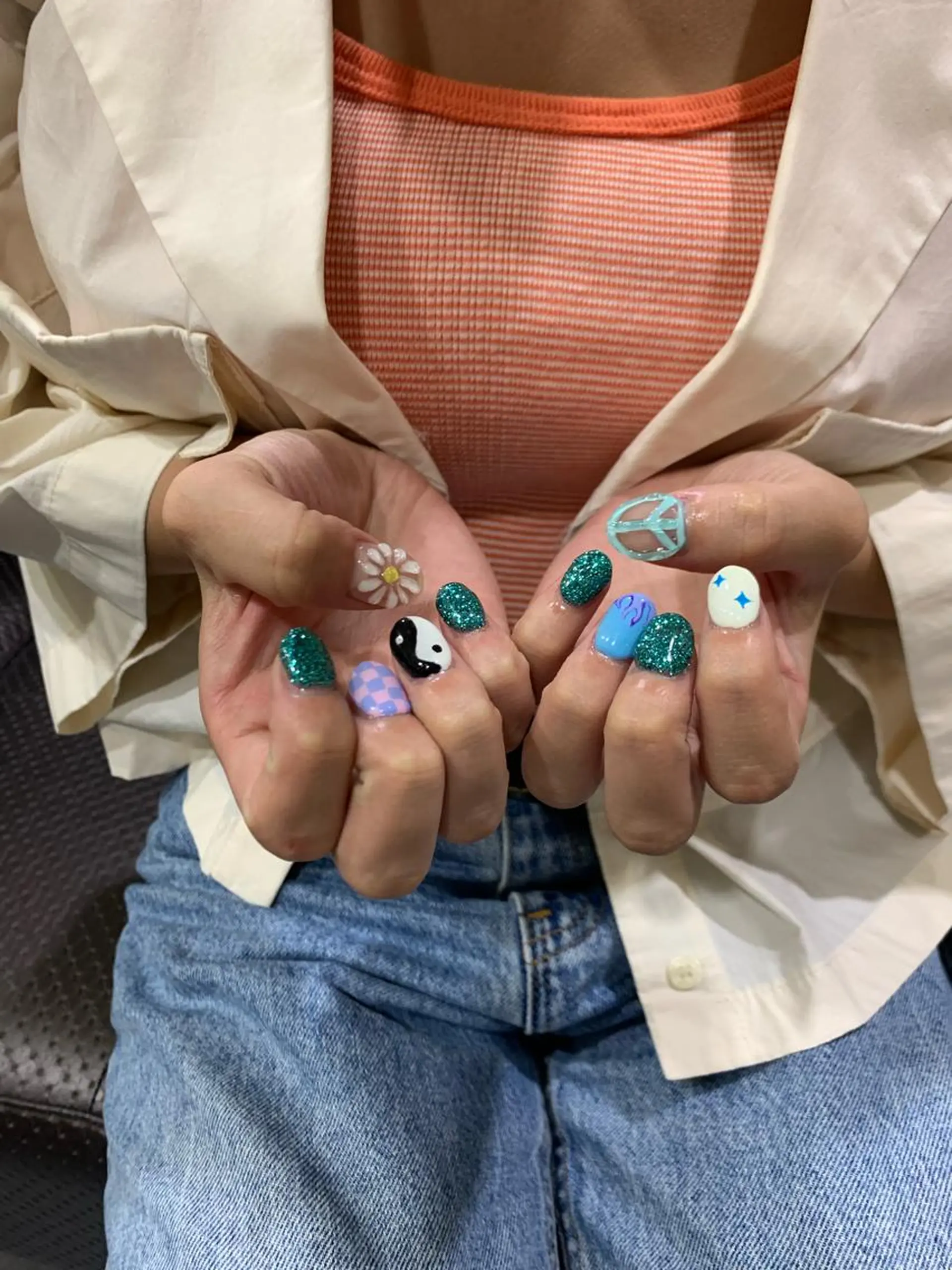 ネイル 海外girl🤎 透明感ベージュmaoのヘアスタイル