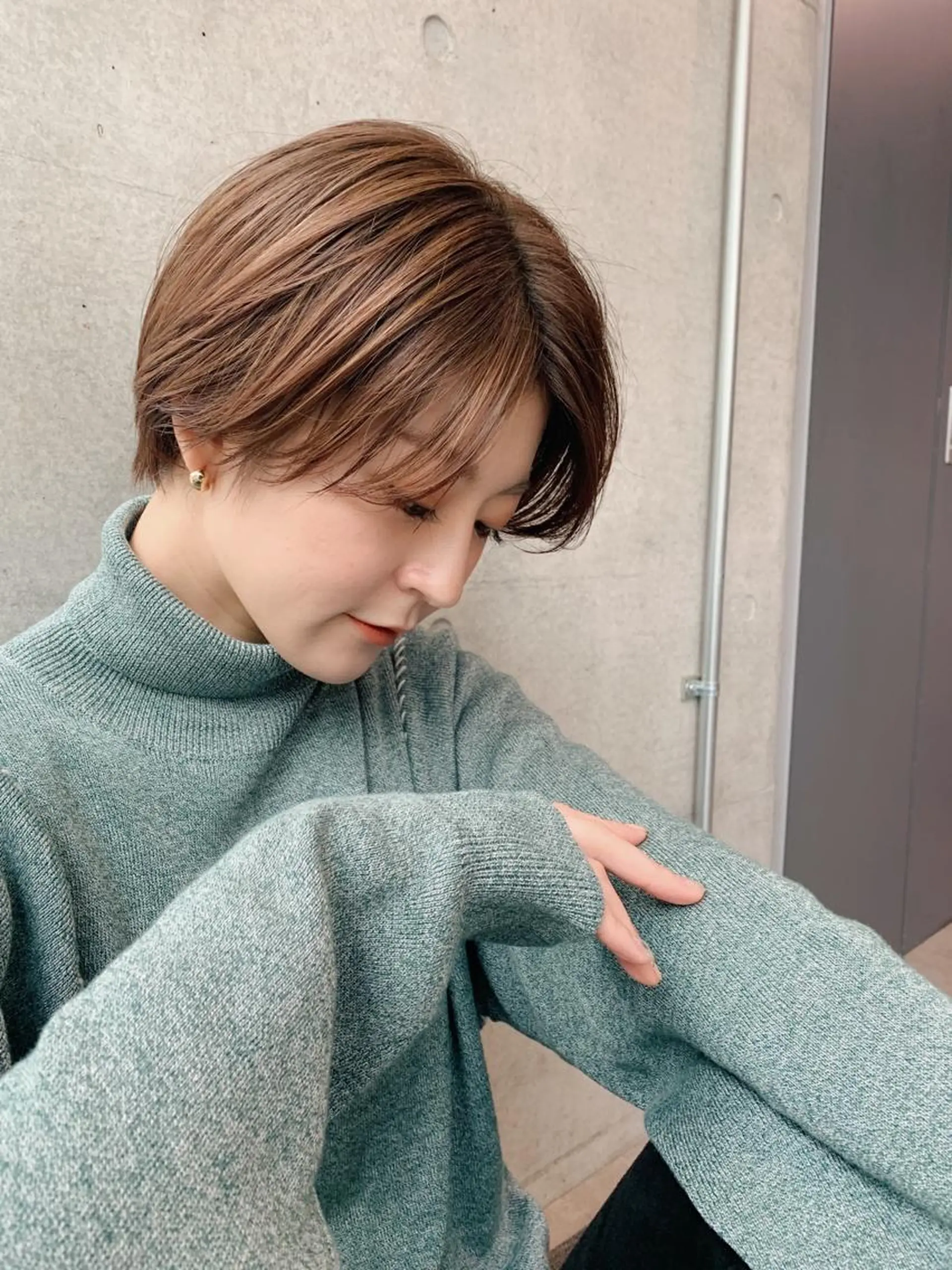 ショート ショートヘア カット ヘアカラー オシャレ髪✔️ 店長オオキアキヒロのヘアスタイル