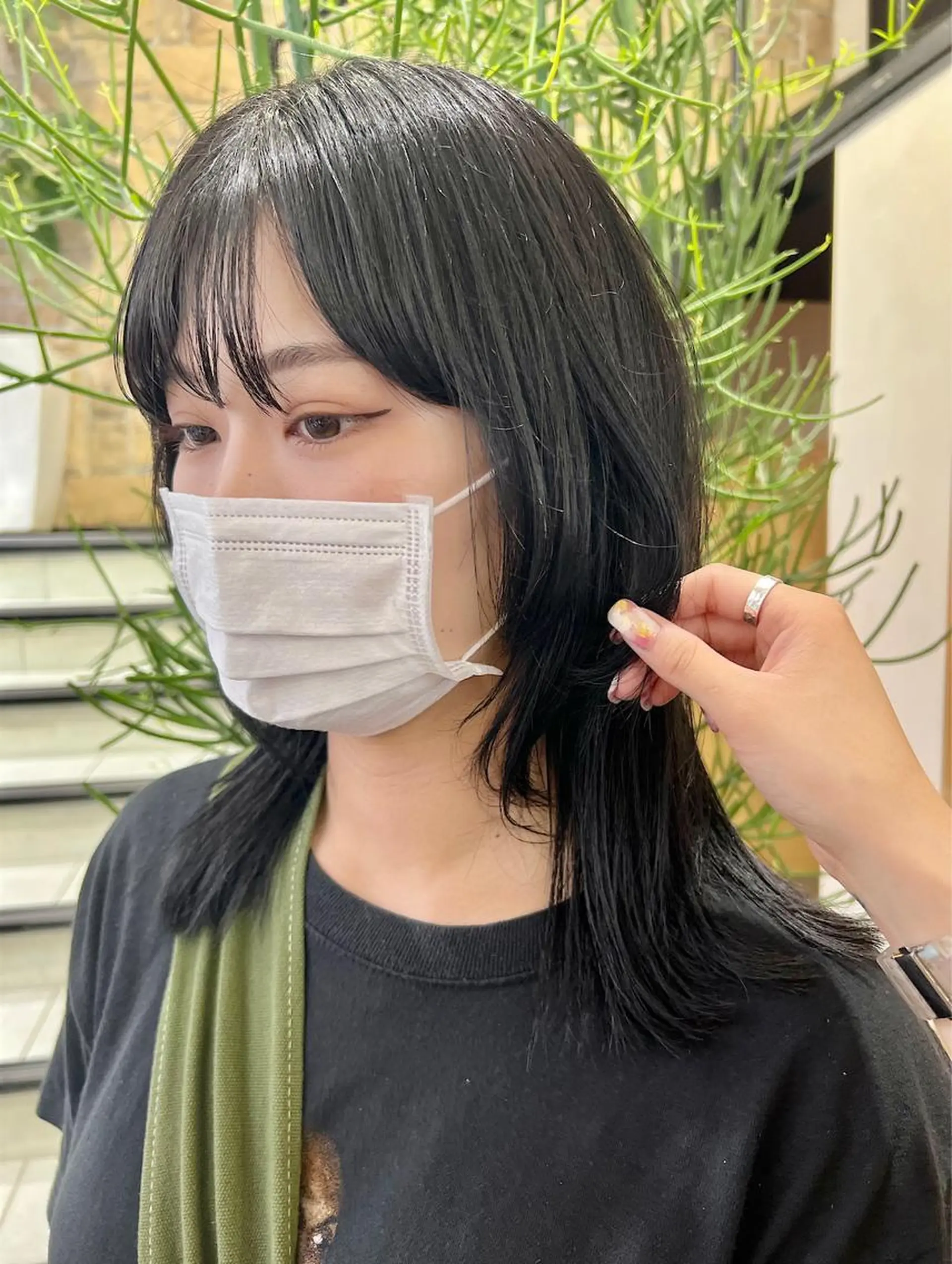 ミディアム 暖色ｶﾗｰ/ﾚｲﾔｰ ｶｯﾄ/Yunaのヘアスタイル