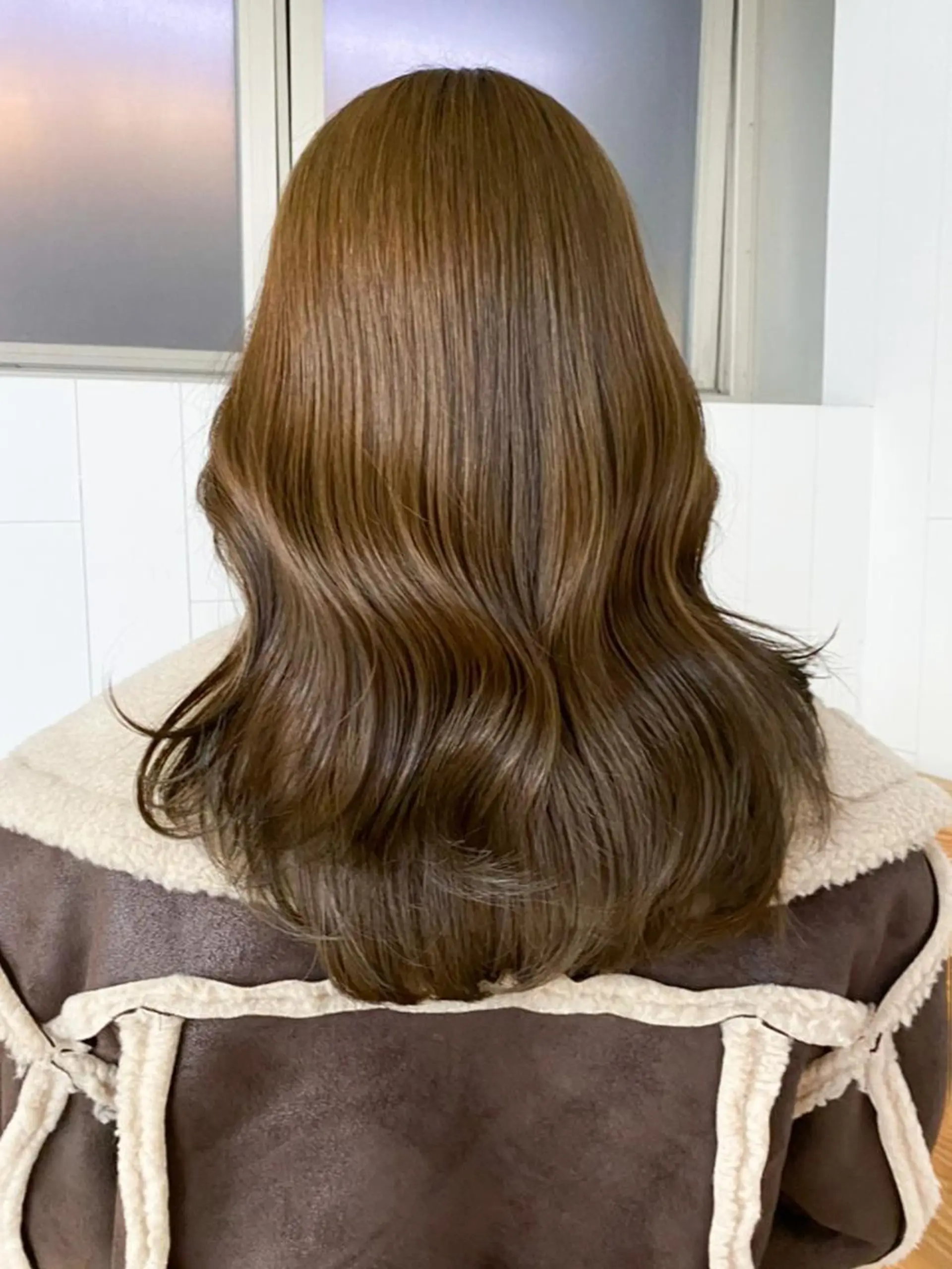 ミディアム カラー ベージュカラー ITbyALBUM 中野店のヘアスタイル