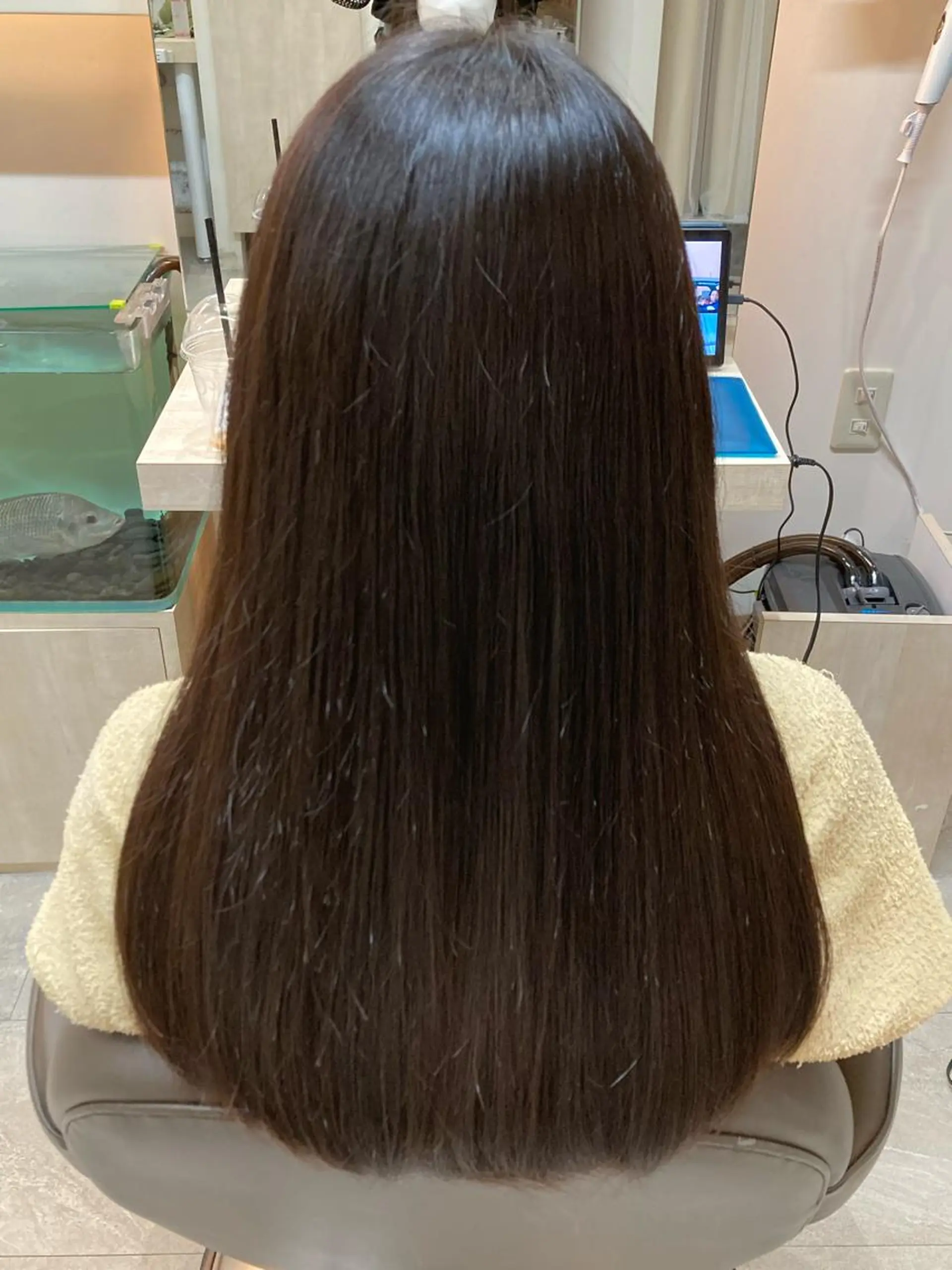 縮毛矯正 HAIRLOUNGESoleil六本木所属・Soleil 🌷ハナ🌷のヘアスタイル