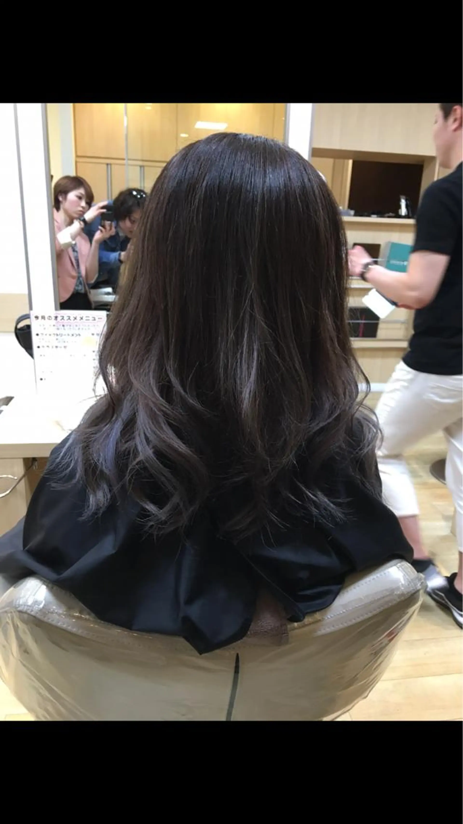 セミロング レイヤーカット カット ヘアカラー トリートメント 髪質改善 阪口 雄佑のヘアスタイル