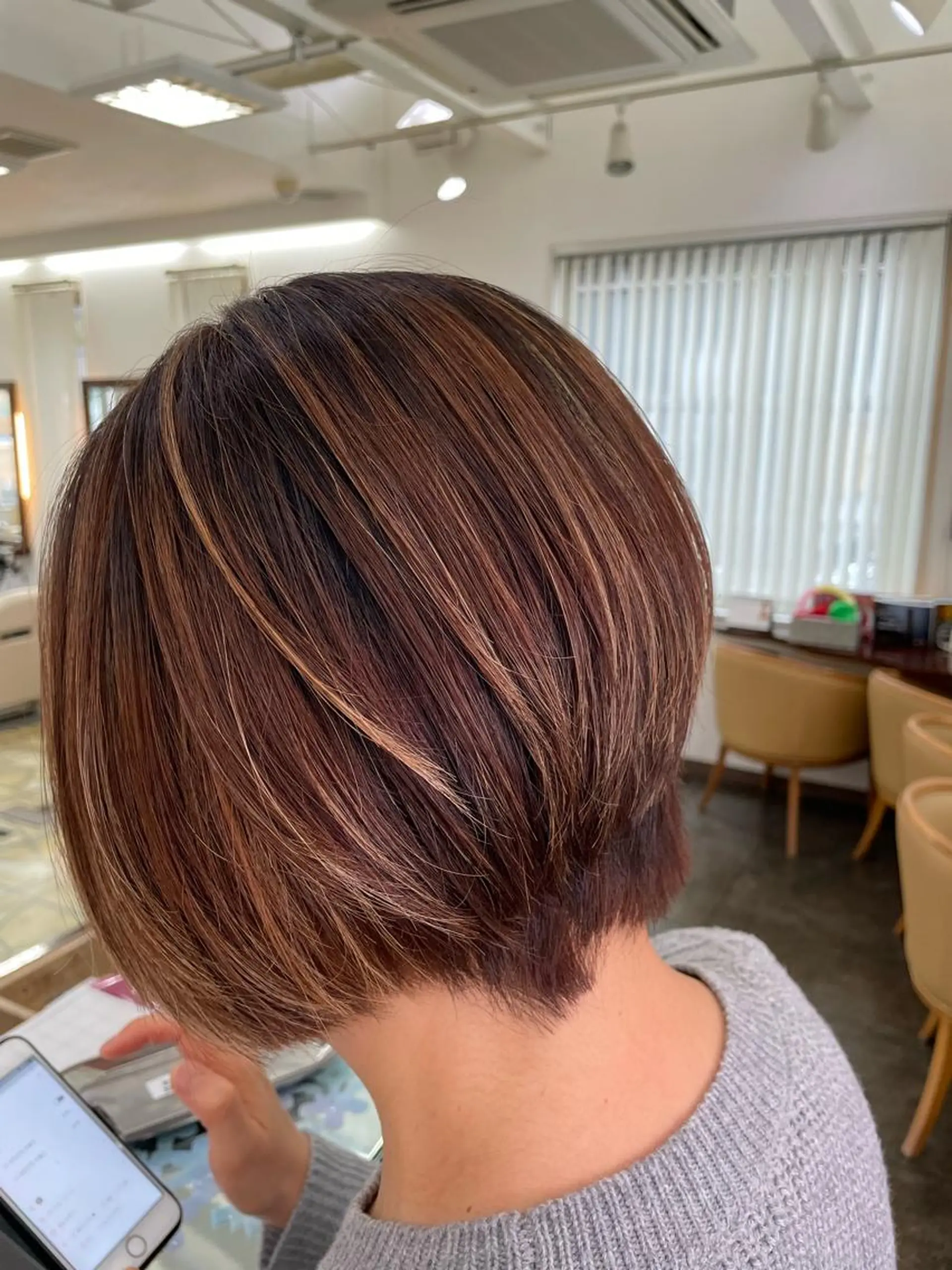 カラー ハイライトカラー カット ヘアカラー 奈良/生駒/髪質改善 FEEL/マコのヘアスタイル