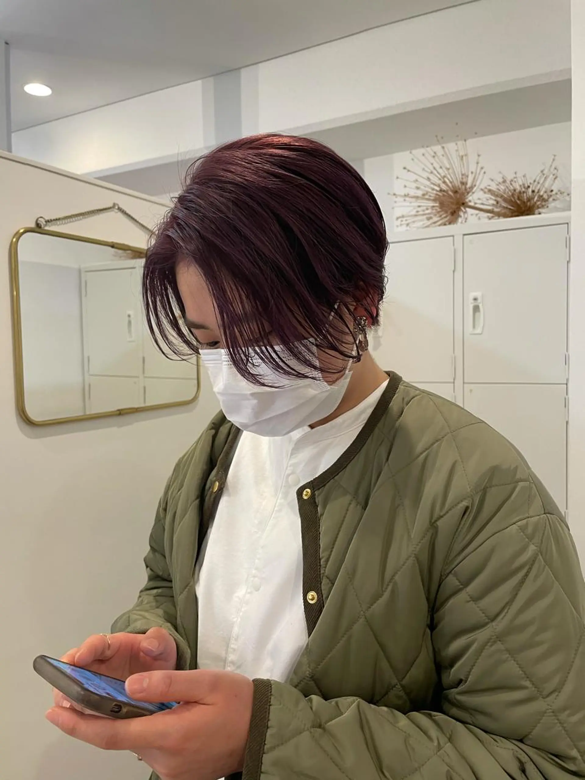 ショート 大迫 江梨のヘアスタイル