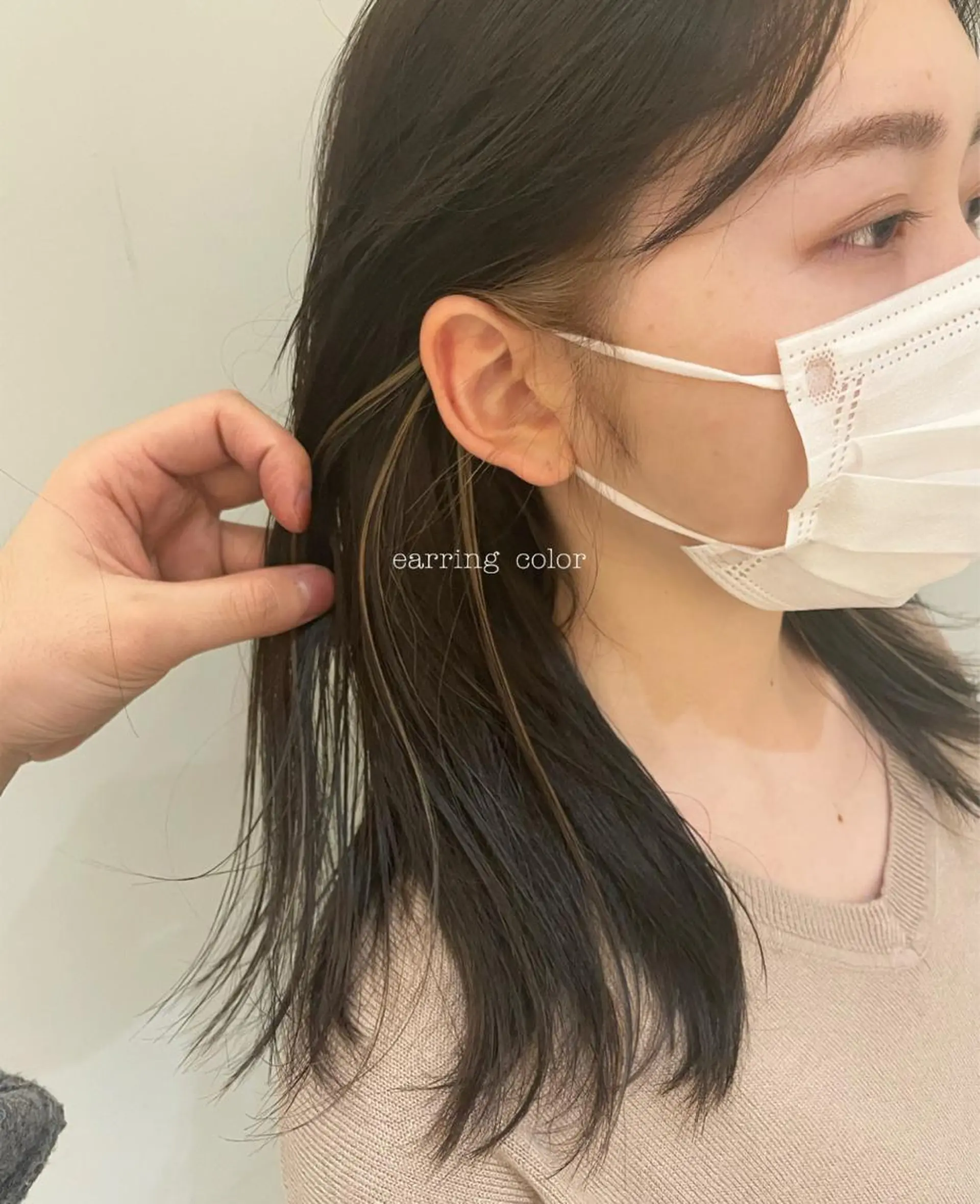 ショート ケアブリーチ/ エクステ/レイヤーのヘアスタイル