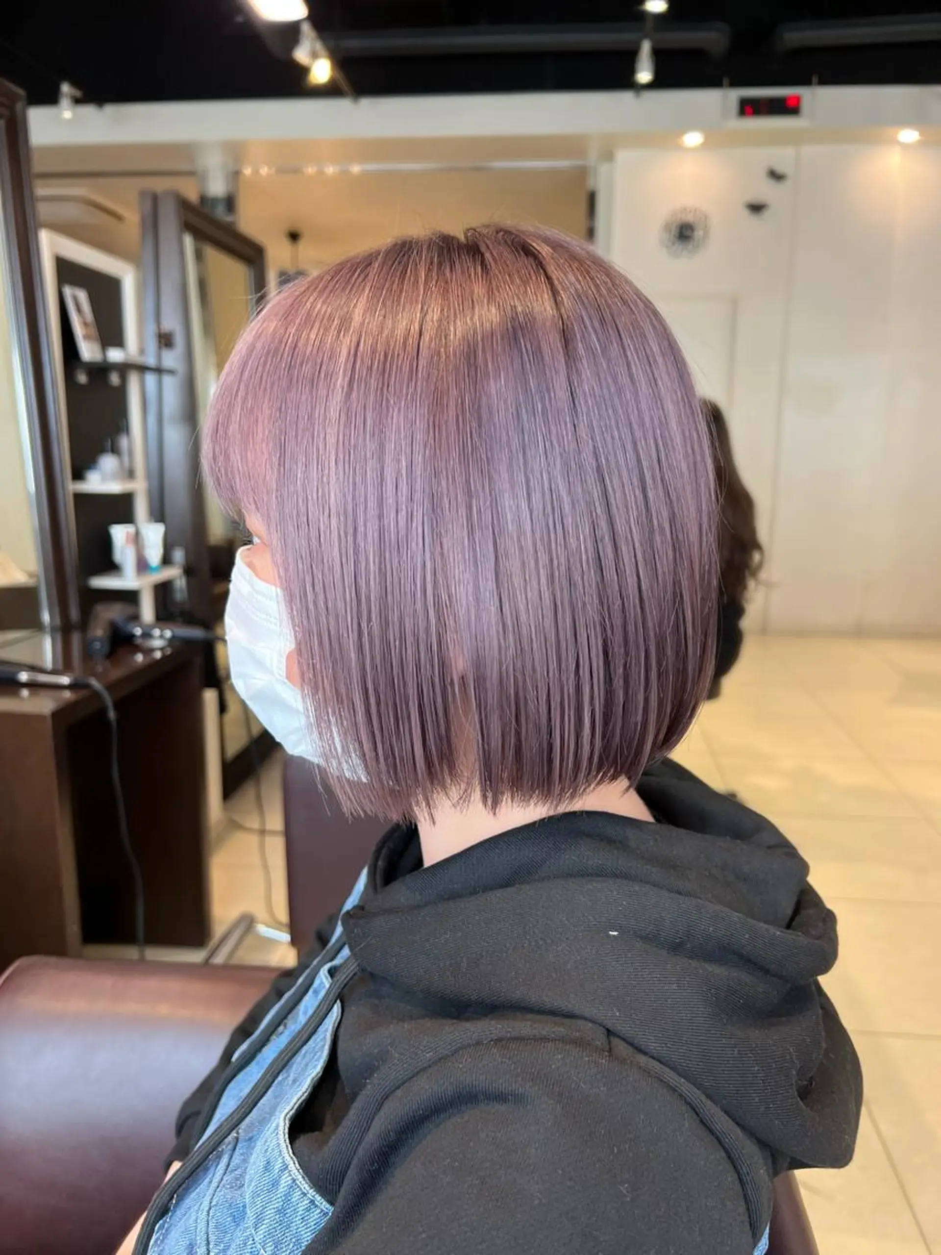 ショート カラー パープルカラー ヘアカラー トリートメント 髪質改善✨艶髪師 黒木大貴のヘアスタイル