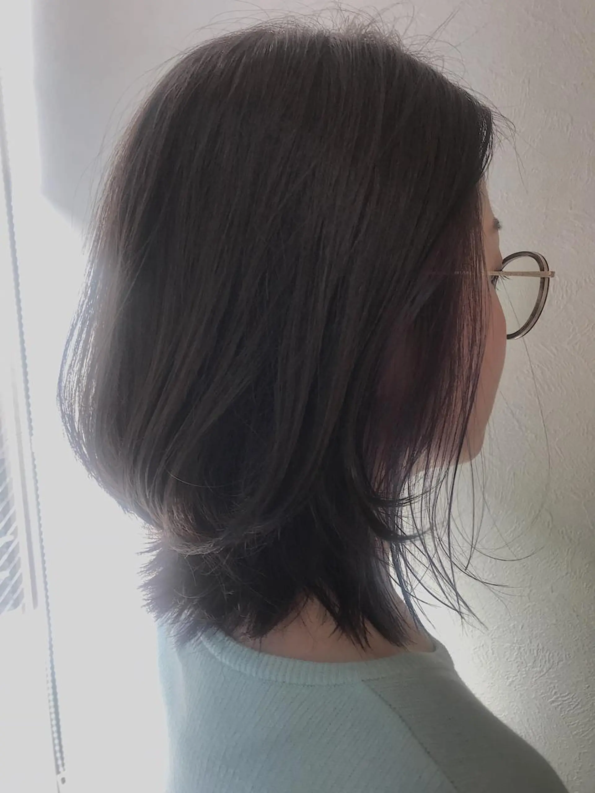 ミディアム カラー ラベンダーカラー ヘアカラー 柴田 祐輔のヘアスタイル