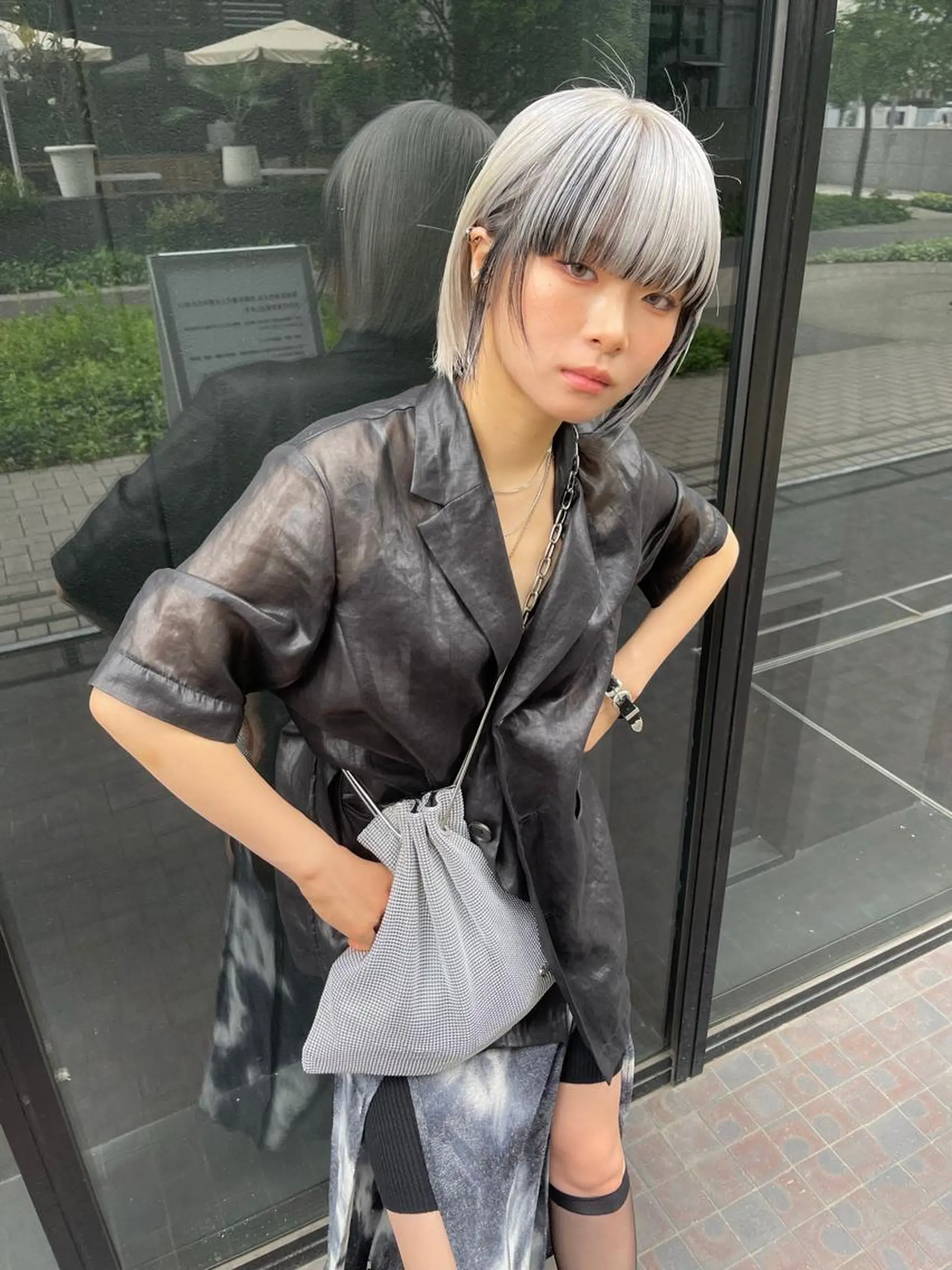 ショート ヘアカラー SALOWIN梅田茶屋町North店所属・福山 晴香のヘアスタイル