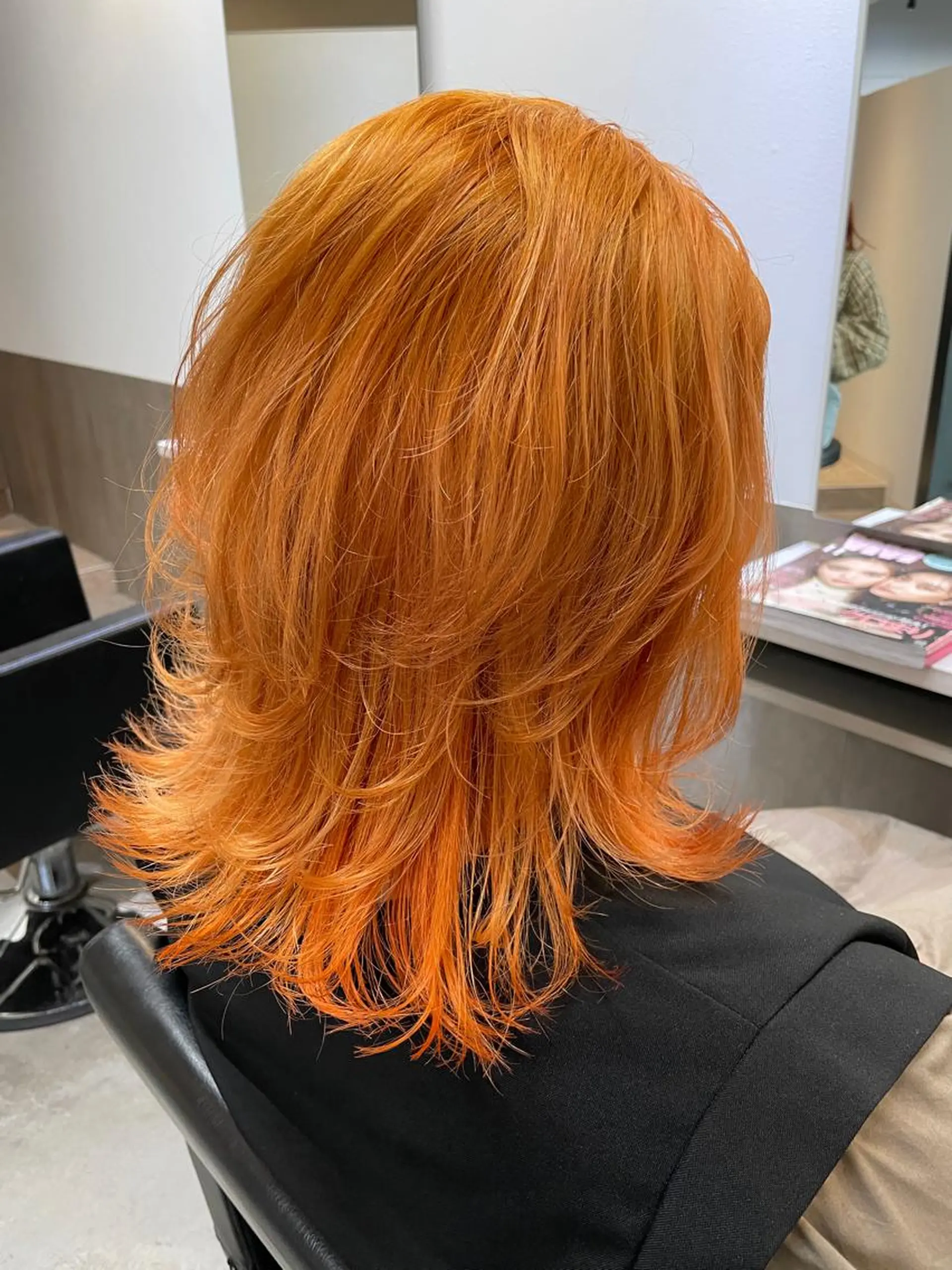 ミディアム カラー ヘアカラー トリートメント 福永速人 /メンズパーマのヘアスタイル