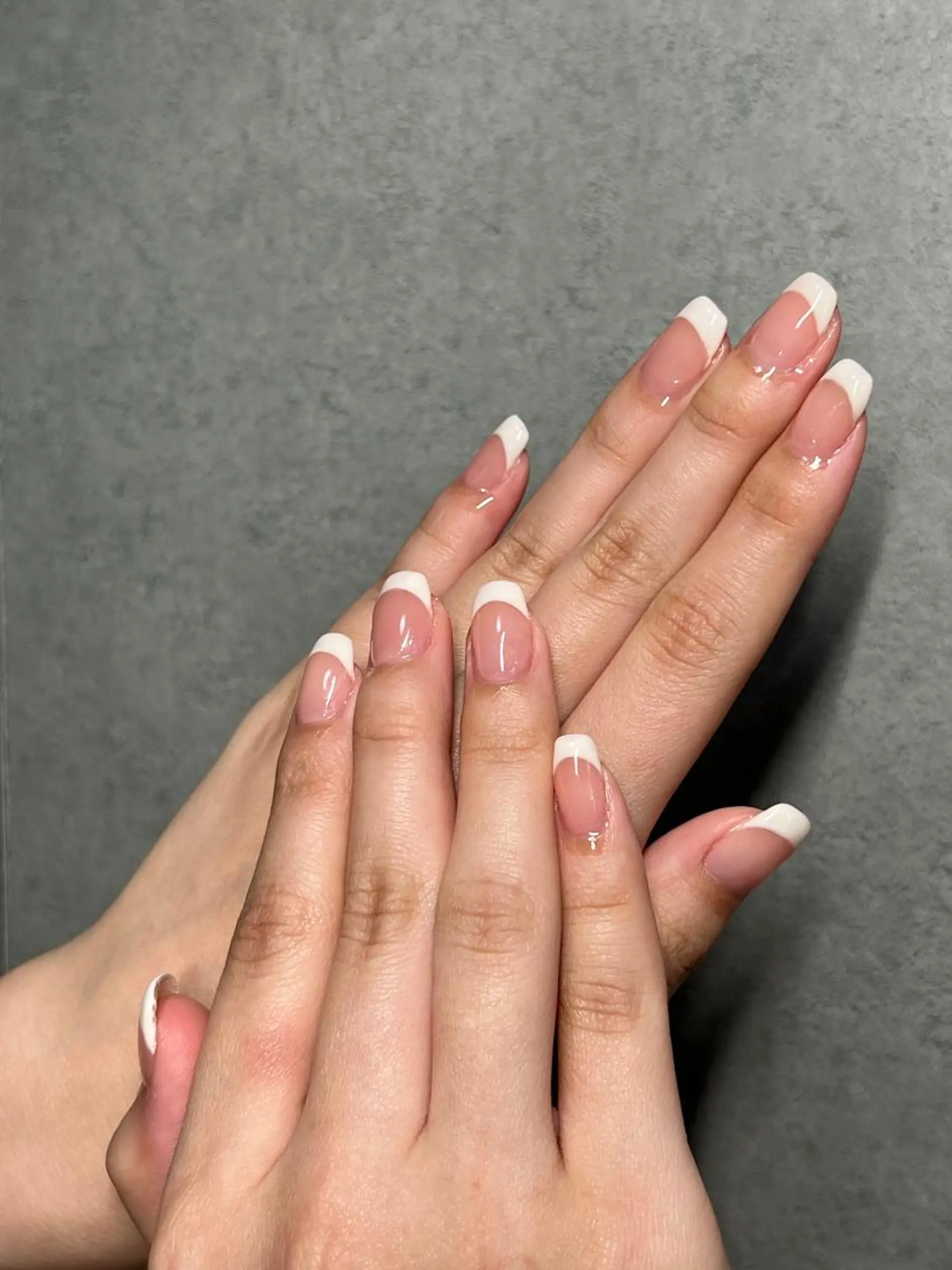 ネイル フレンチネイル ジェルネイル lucky nail 歌舞伎町のネイルデザイン