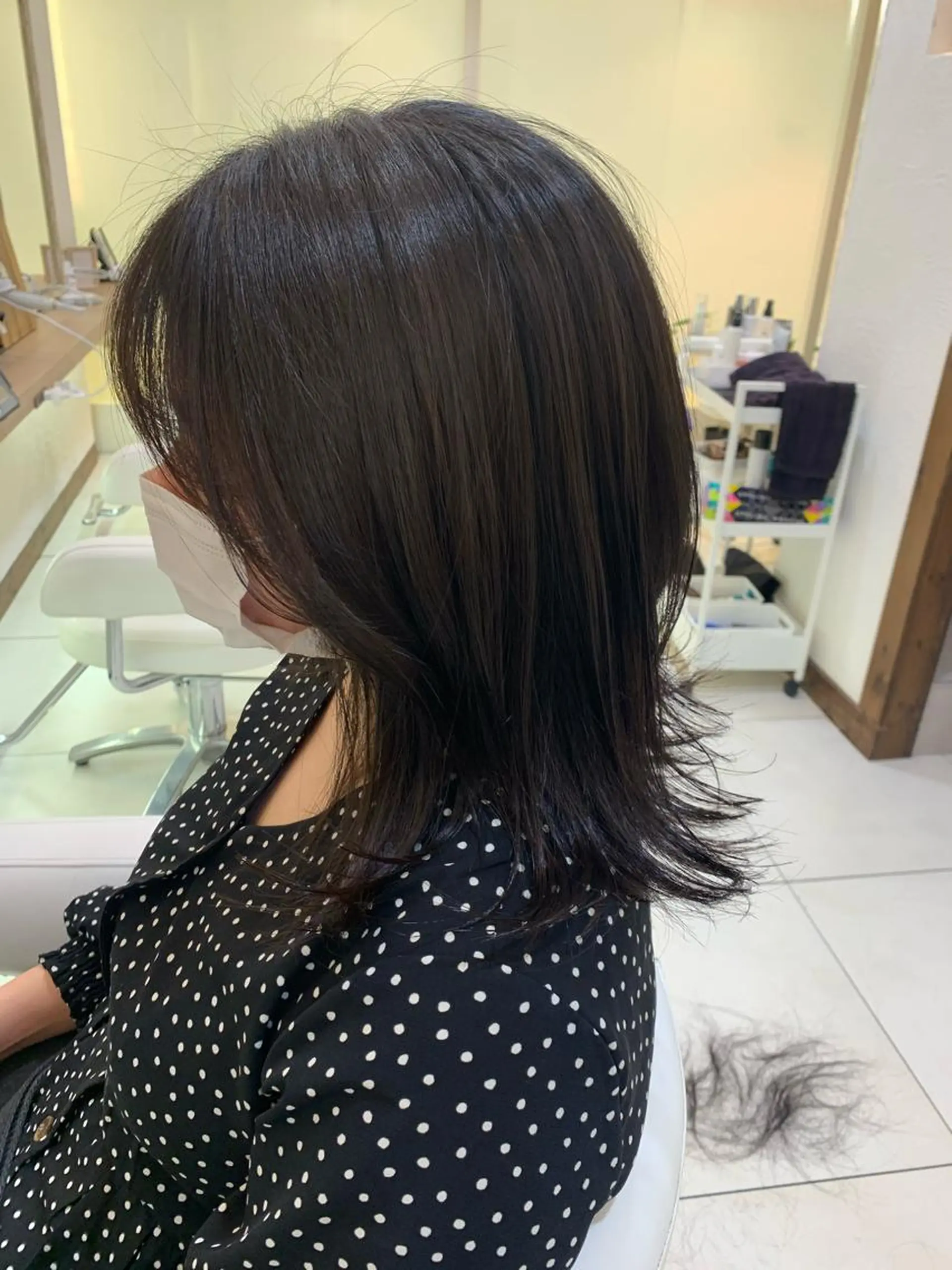 ミディアム 似合わせカラー/艶 髪質改善/ヨシザキのヘアスタイル