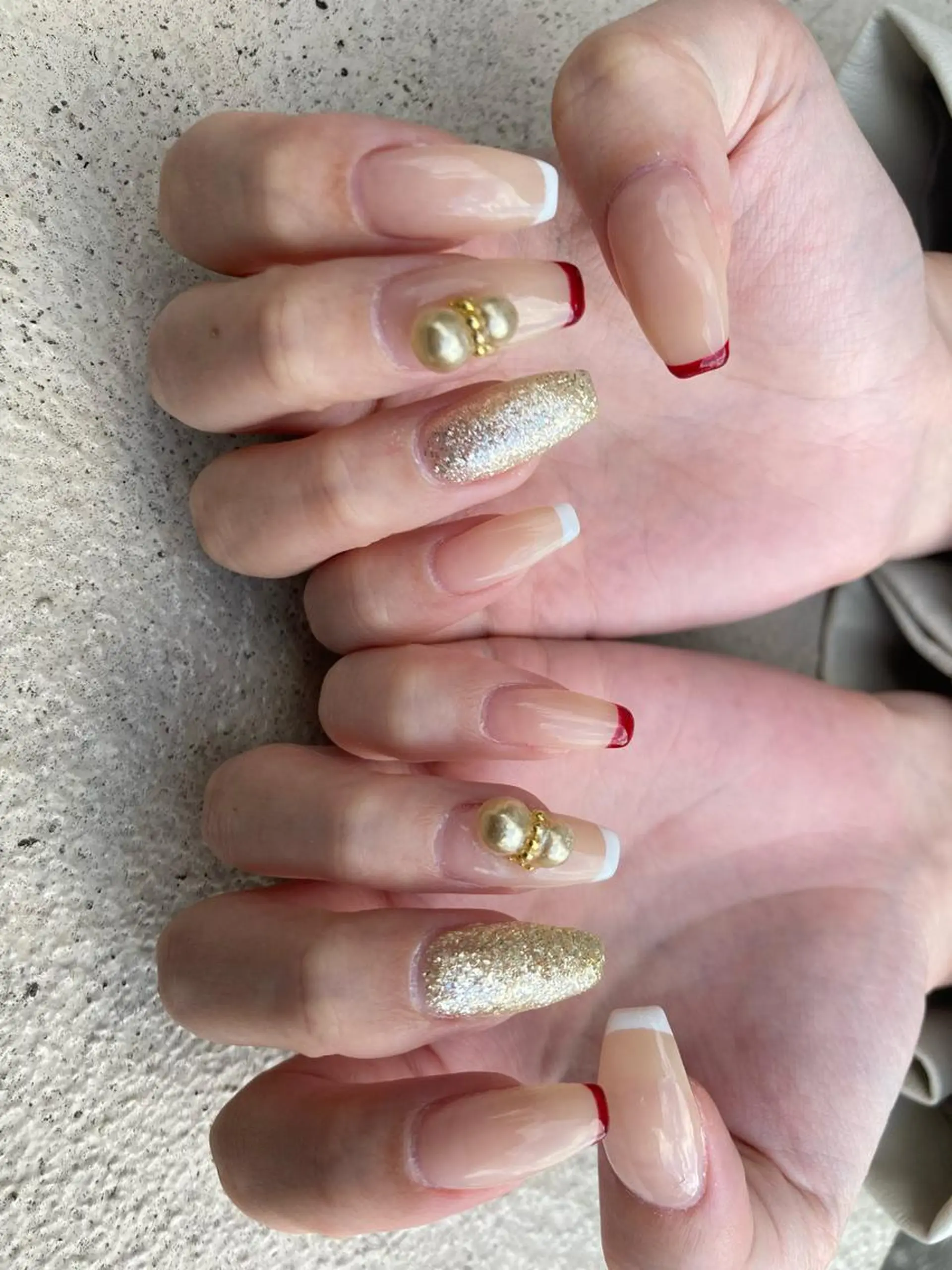 ロング ネイル ハンドネイル フットネイル ✴︎ Delightのネイルデザイン