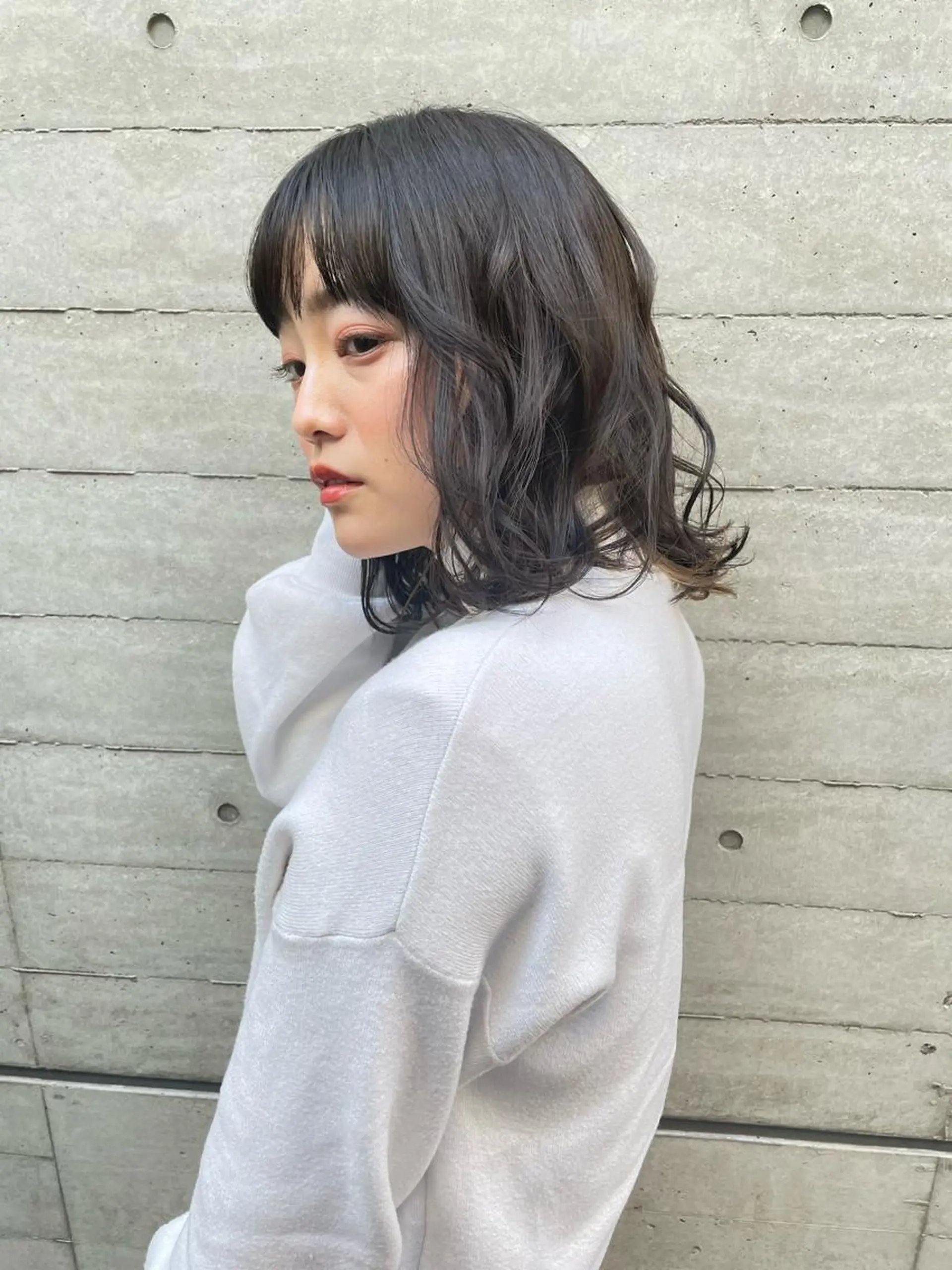 ミディアム カラー ツヤ美髪💐 髪質改善/高山愛来のヘアスタイル