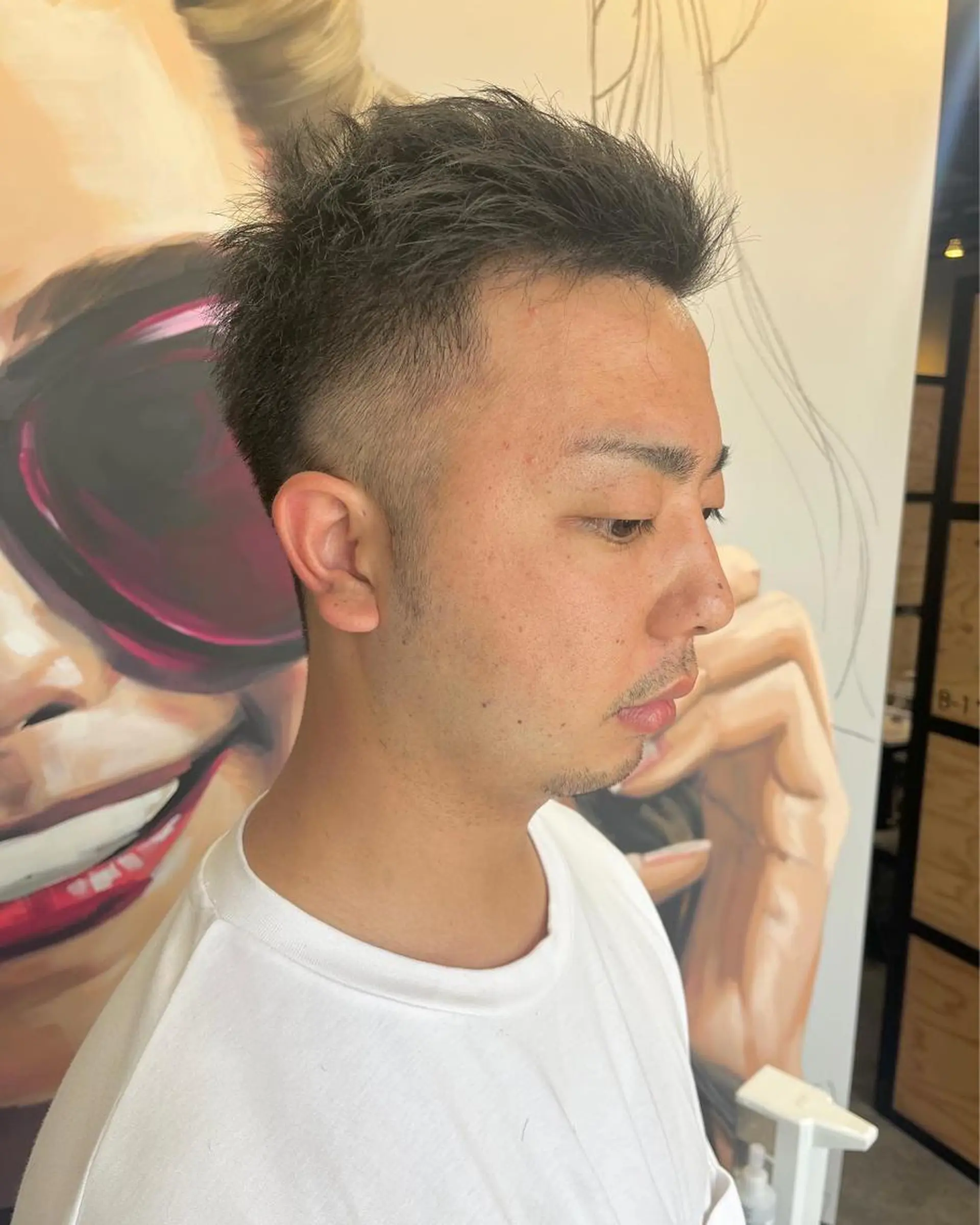 ミディアム メンズ ミディアムパーマ メンズパーマ ヘアカラー トリートメント ヘッドスパ times salon名駅所属・久木原 ゆりのヘアスタイル