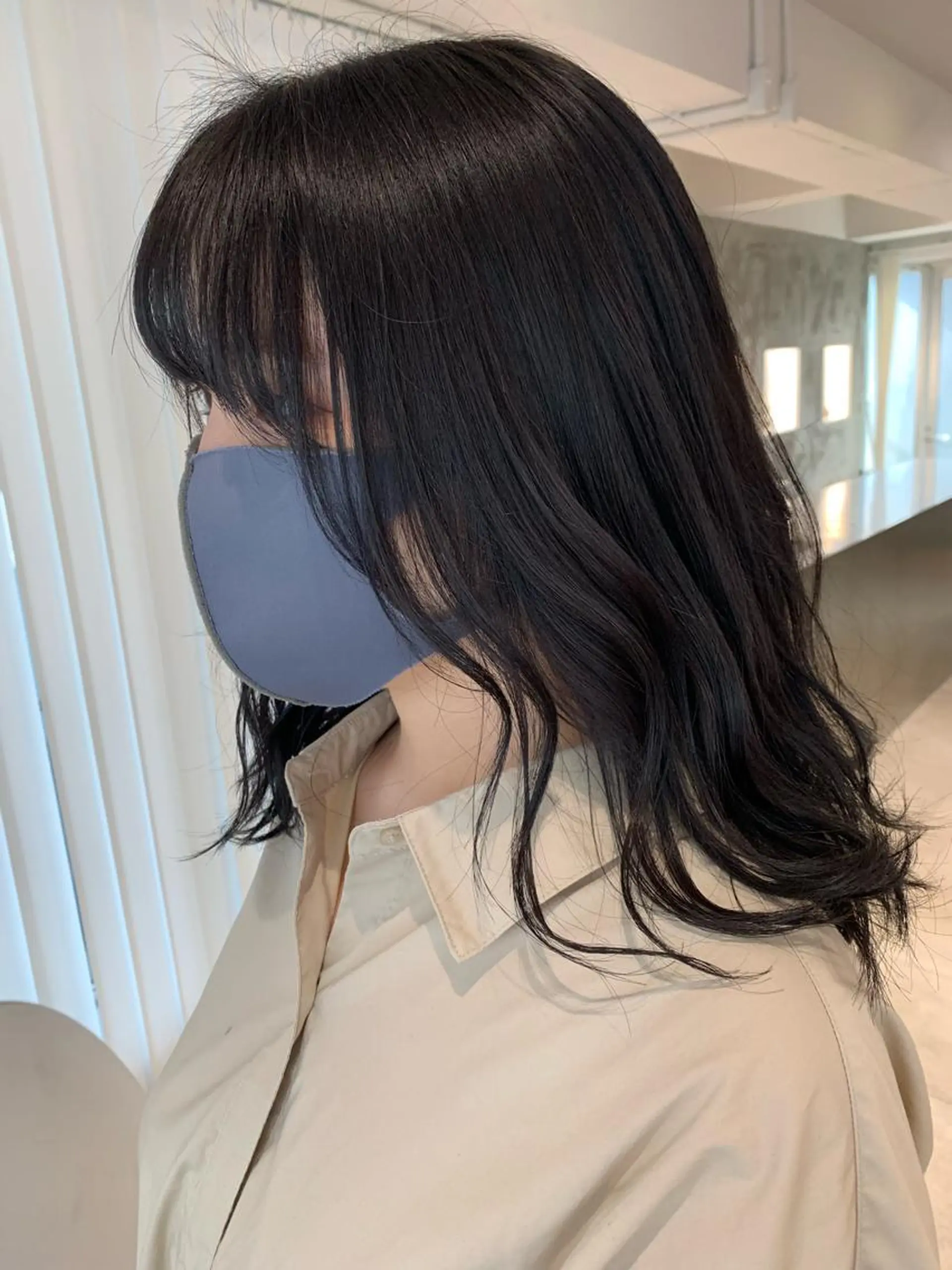 セミロング カラー ヘアアレンジ 🫧透明感カラー/ ボブ/小笠原汐海🪽のヘアスタイル