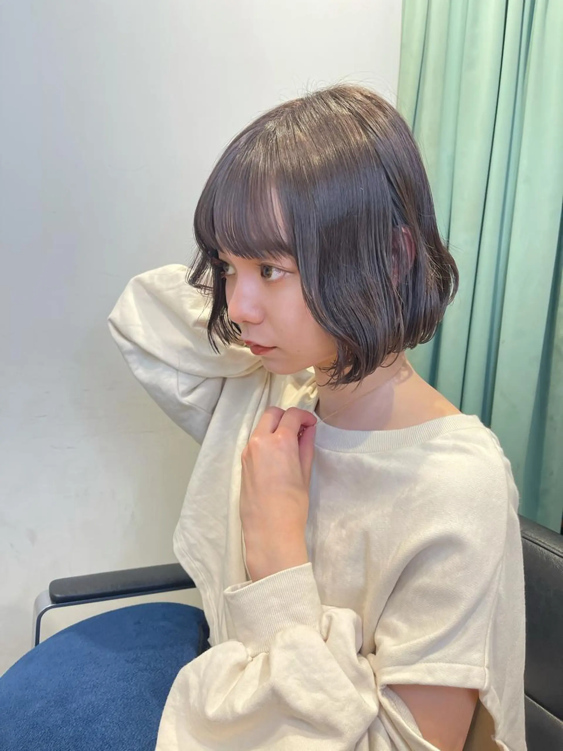 ショート レイヤー特化/小顔顔 周り/セノ/表参道のヘアスタイル