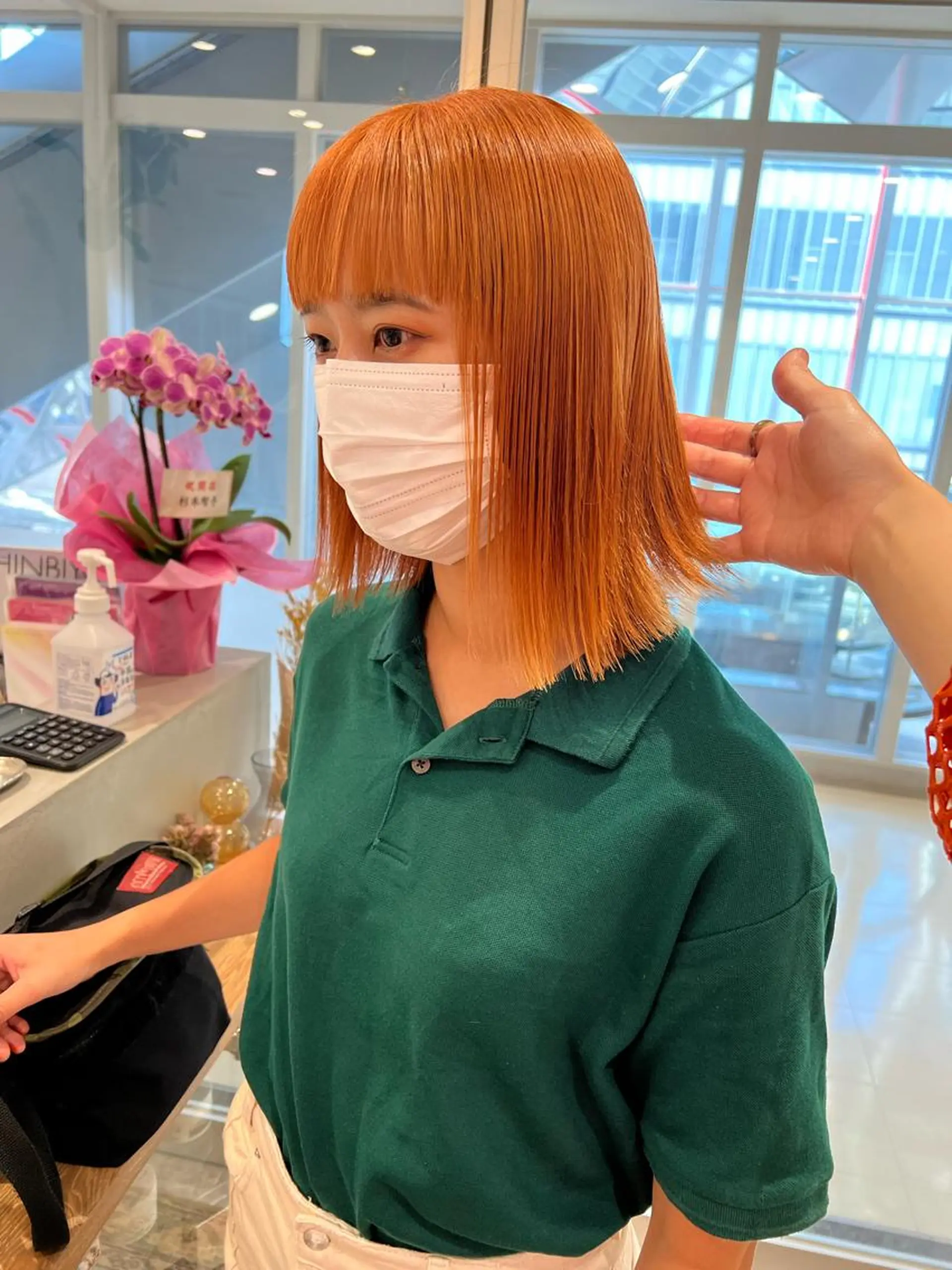 ミディアム カラー カット ヘアカラー トリートメント 韓国風スタイル 🍓MIZUKI🍓のヘアスタイル