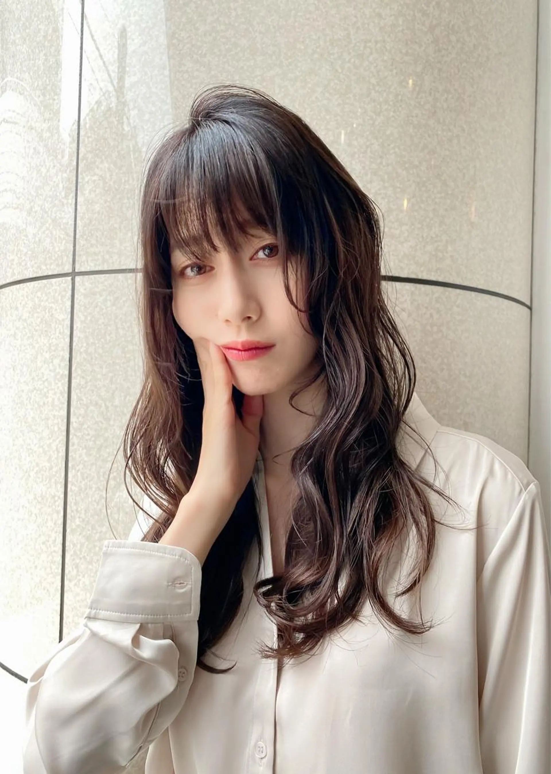 ロング カラー 統括マネージャー/ 髪のドクター/前原悟のヘアスタイル