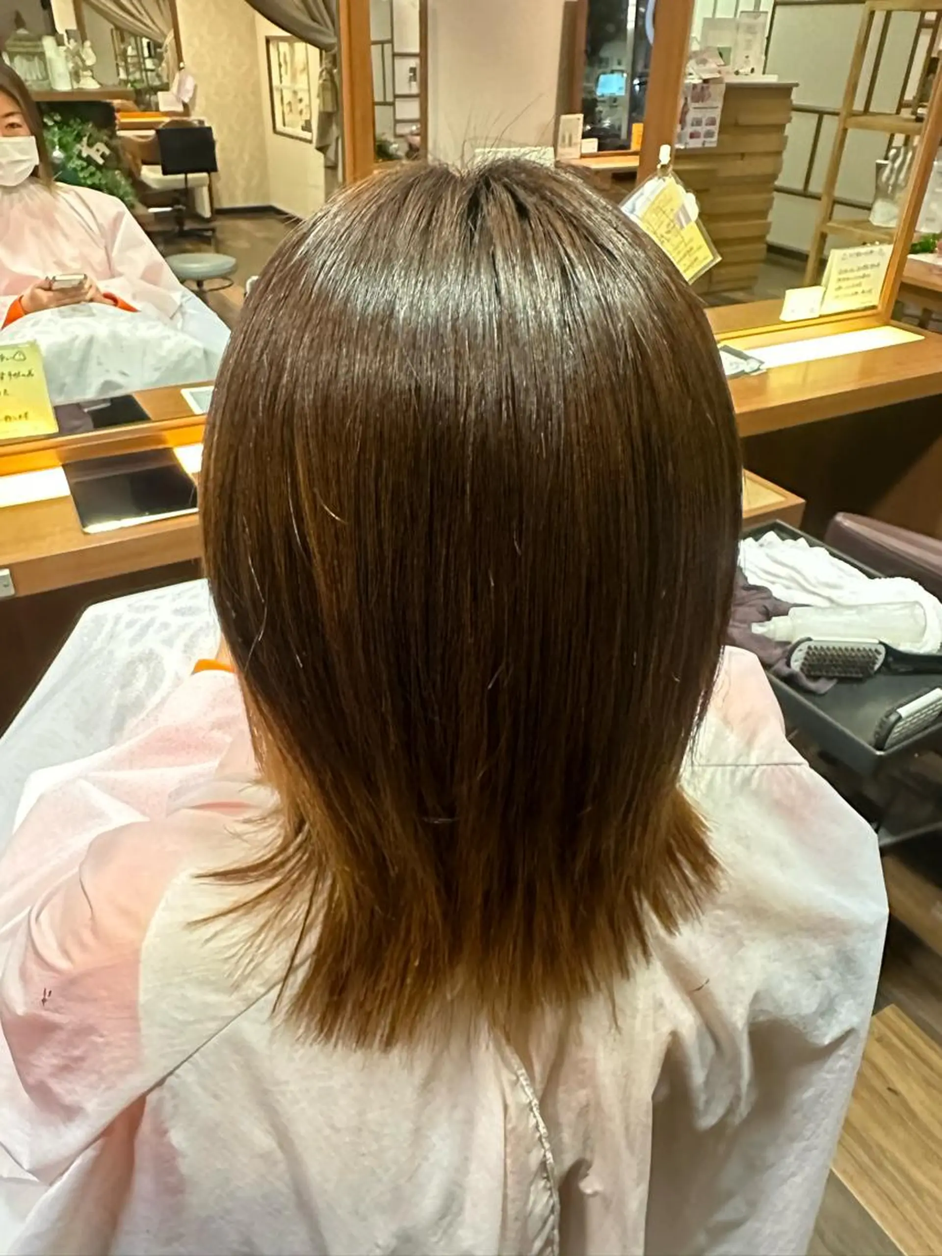 ミディアム ミストバング カット 縮毛矯正 ◆◇◆ナカハマ アキト◆◇◆のヘアスタイル