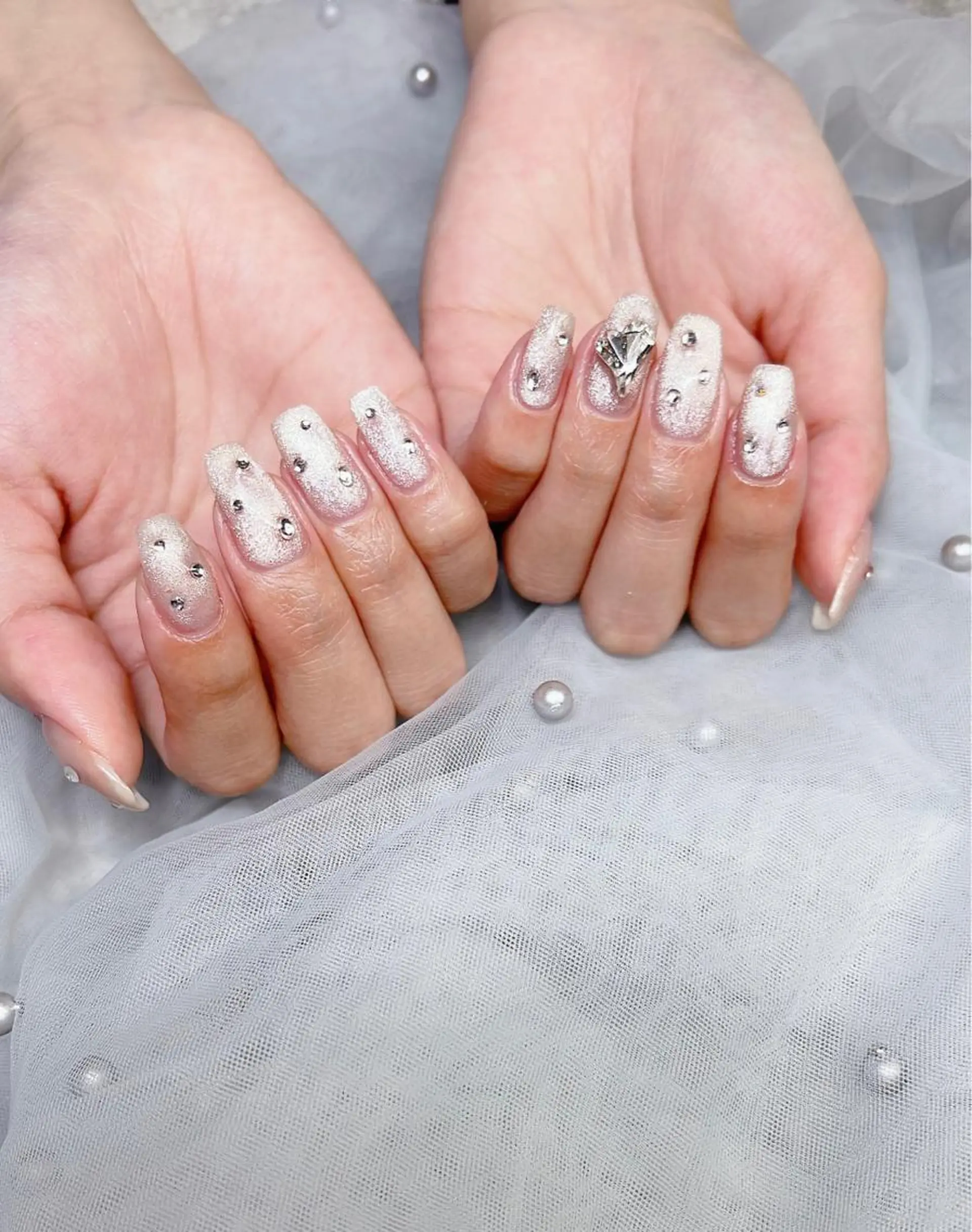 ミディアム 韓国風ヘア めぐみのネイルサロン 惠のネイルデザイン