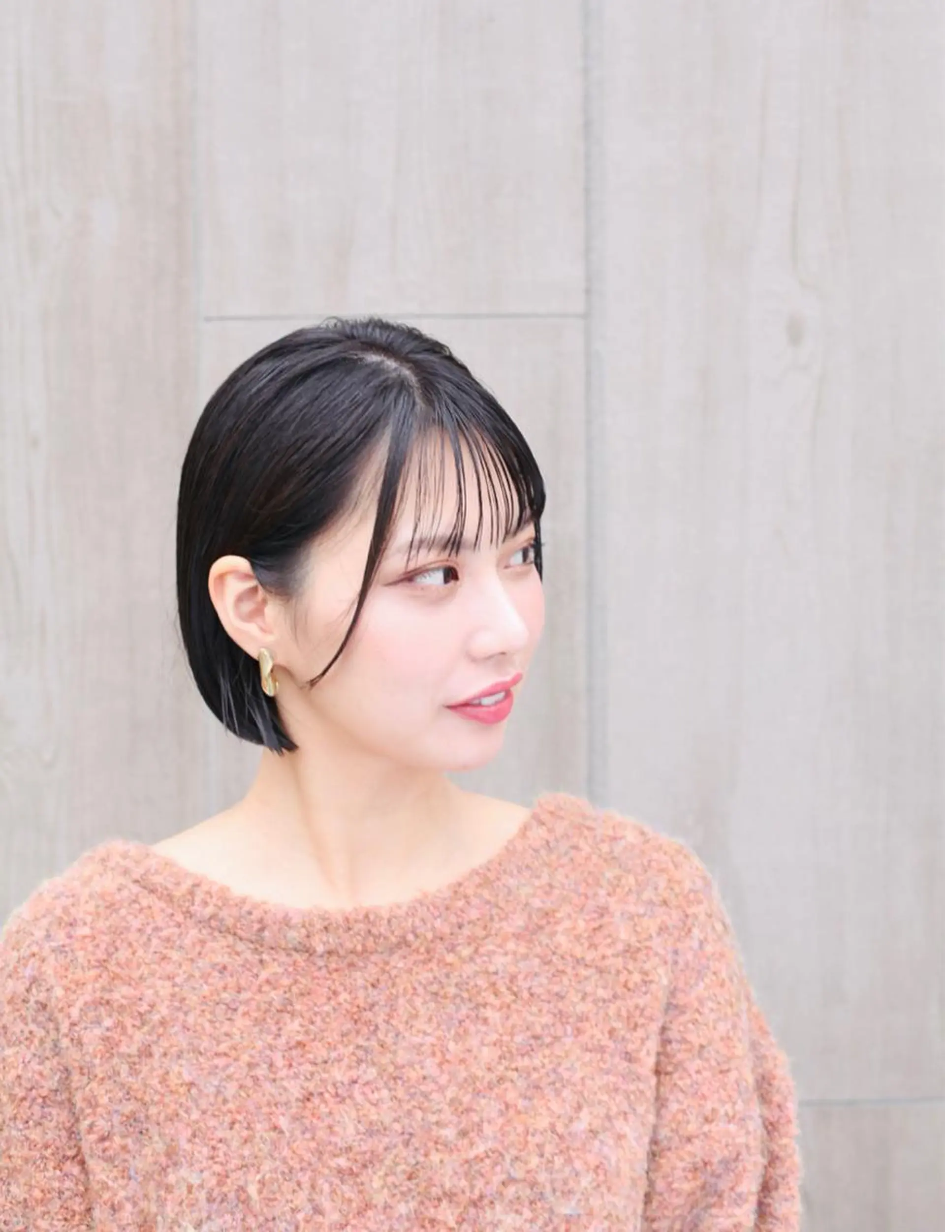 ショート カット 縮毛矯正 トリートメント hoNua. 栄/透明感カラーのヘアスタイル