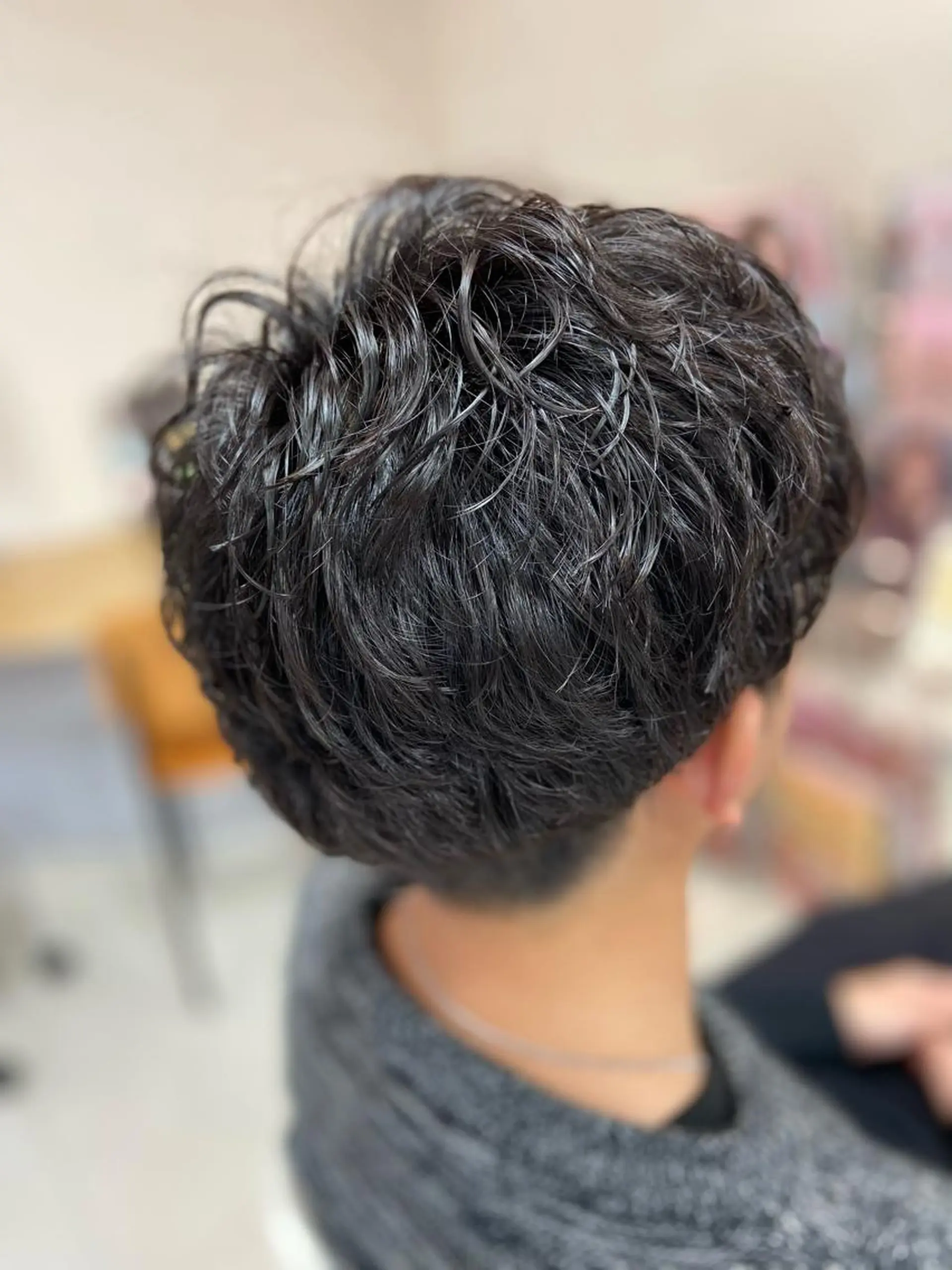 パーマ メンズ メンズパーマ スパイラルパーマ カット パーマ 菊地 美憂のヘアスタイル