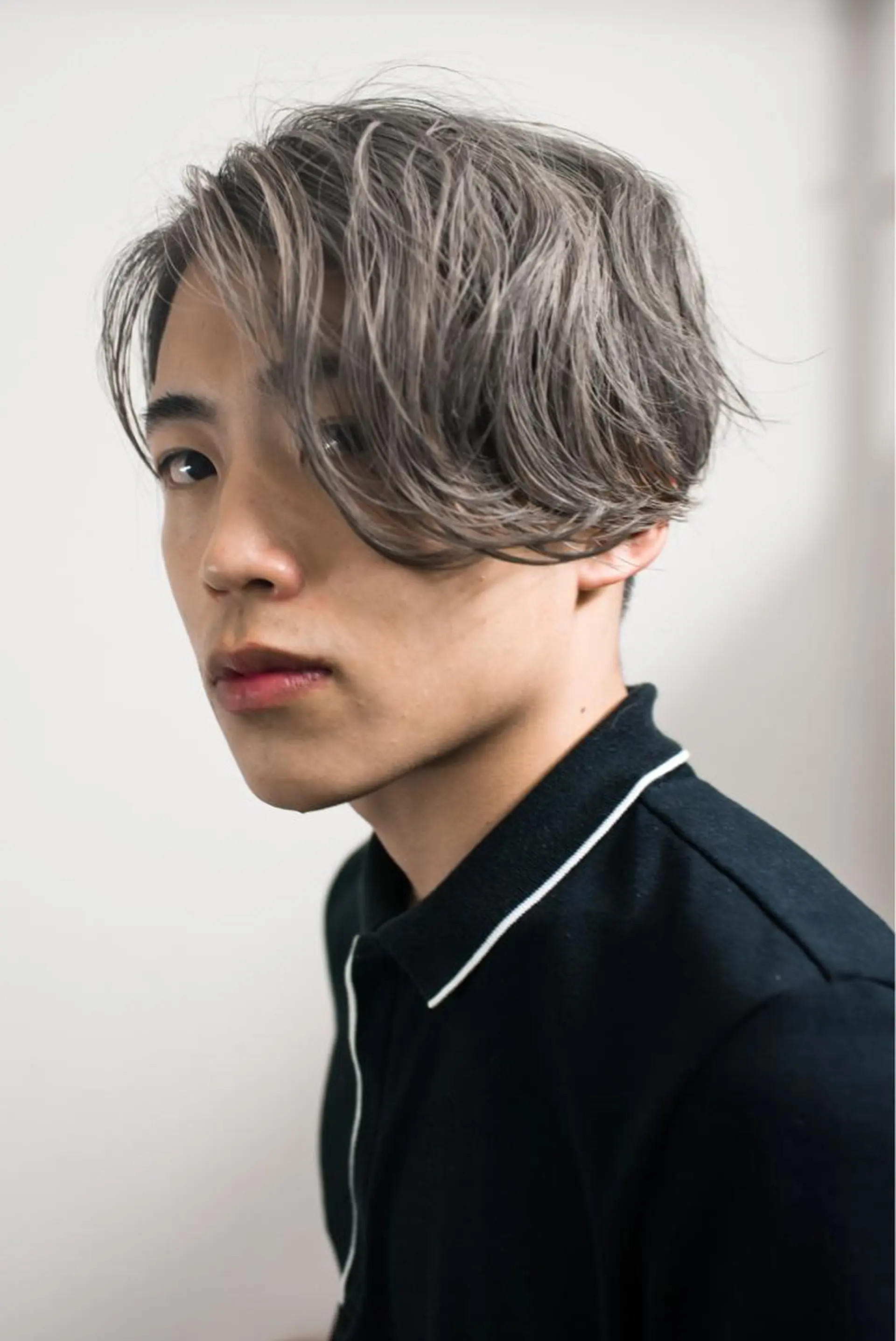 カラー メンズ 千葉 慎也のヘアスタイル