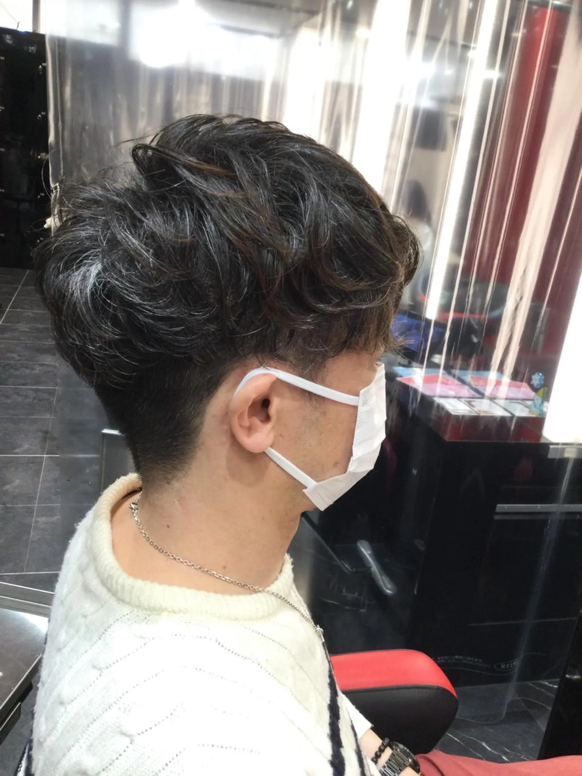 ショート パーマ メンズ Annon プライベートサロンのヘアスタイル