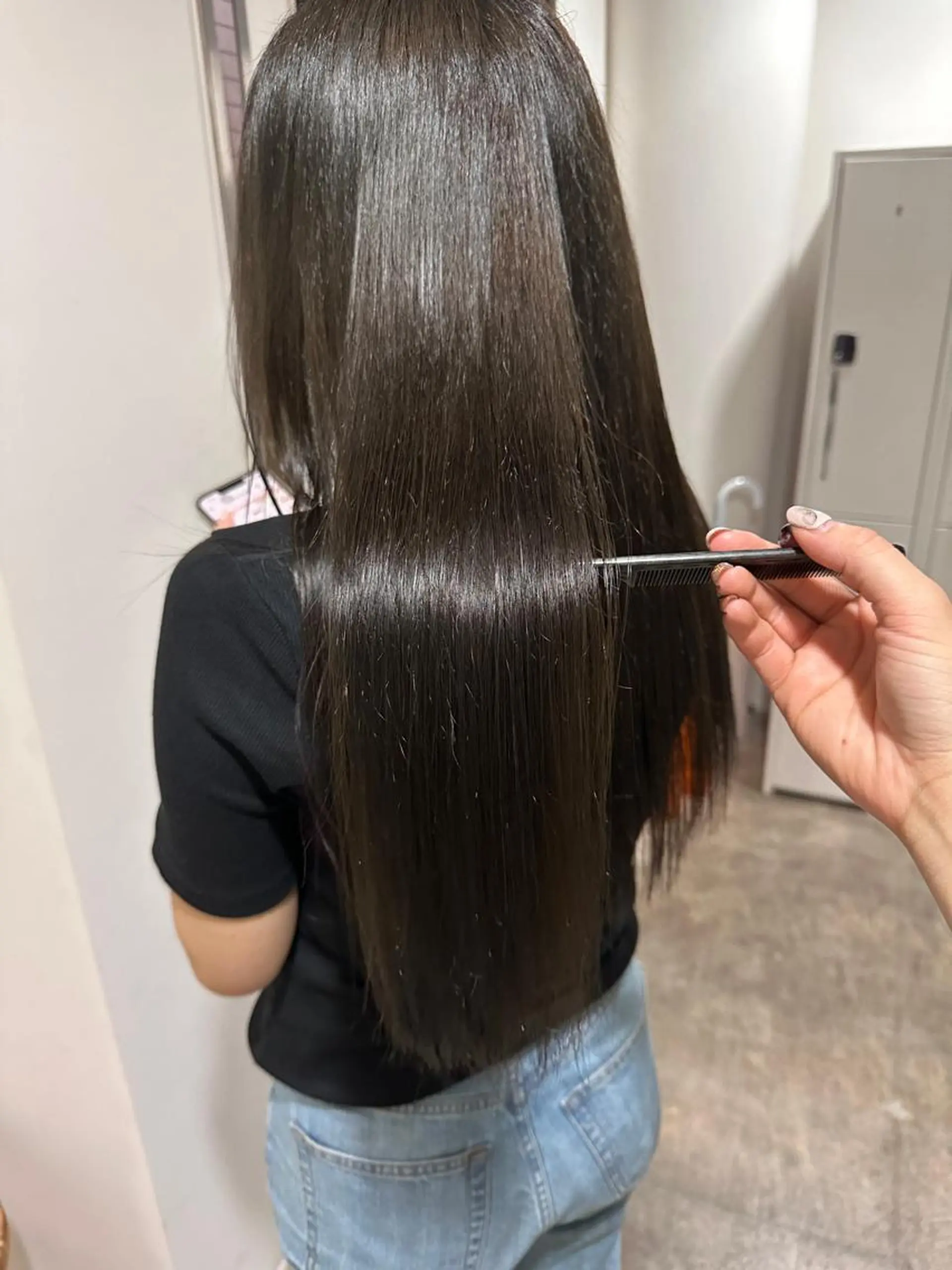 ロング カラー 髪質改善/似合わせ カラー/レイヤーのヘアスタイル