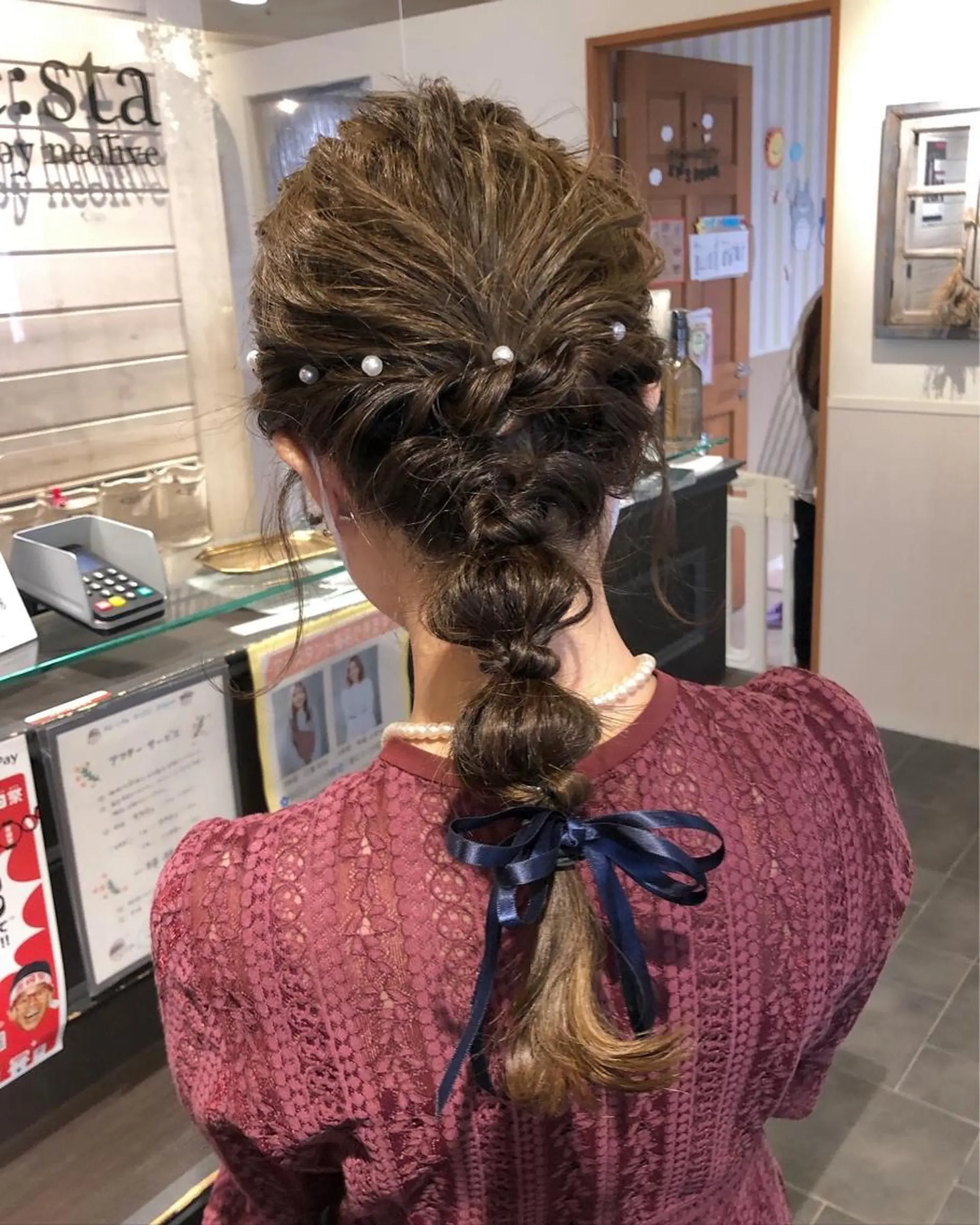 ヘアアレンジ さかい なつみのヘアスタイル