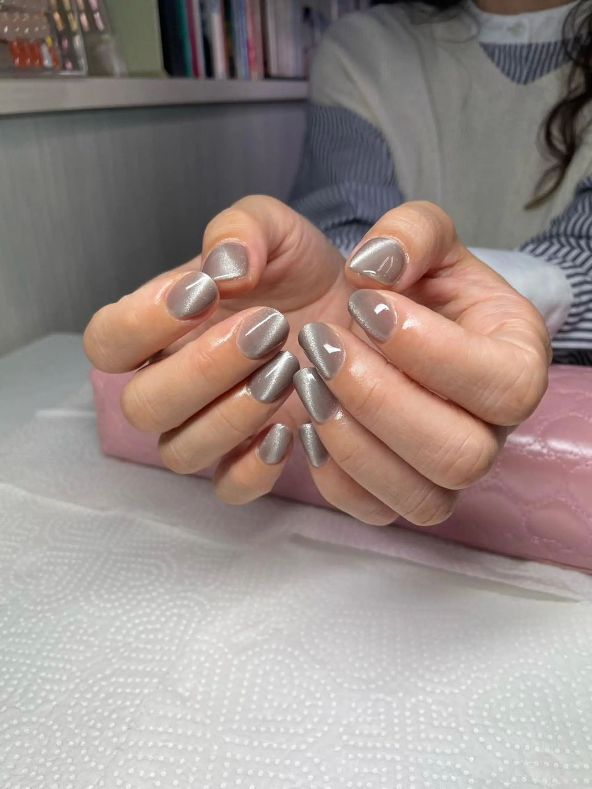 ネイル ハンドネイル ハンドケア 美容室るーじゅ所属・美容室 るーじゅ/しいの木台のマツエク・マツパデザイン