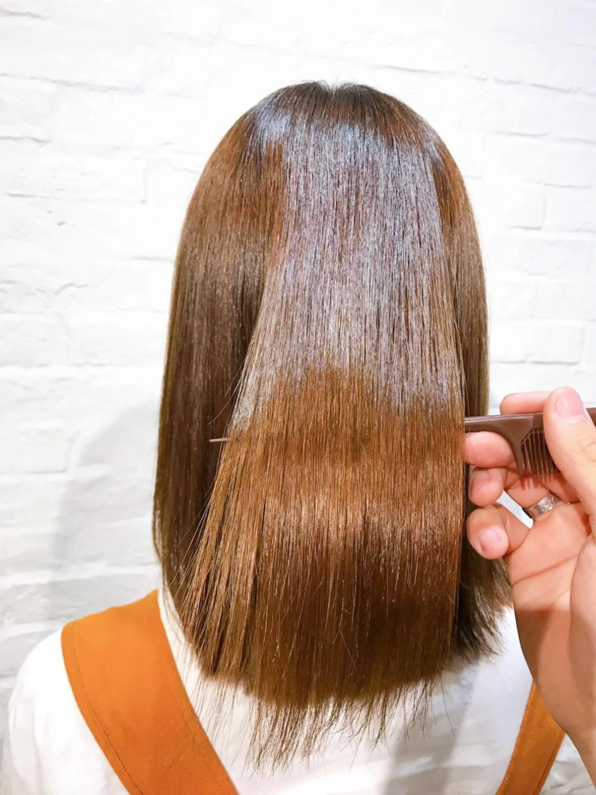 セミロング トリートメント 酸熱トリートメント カット トリートメント 普通の美容室じゃない ⁉️/若林のヘアスタイル