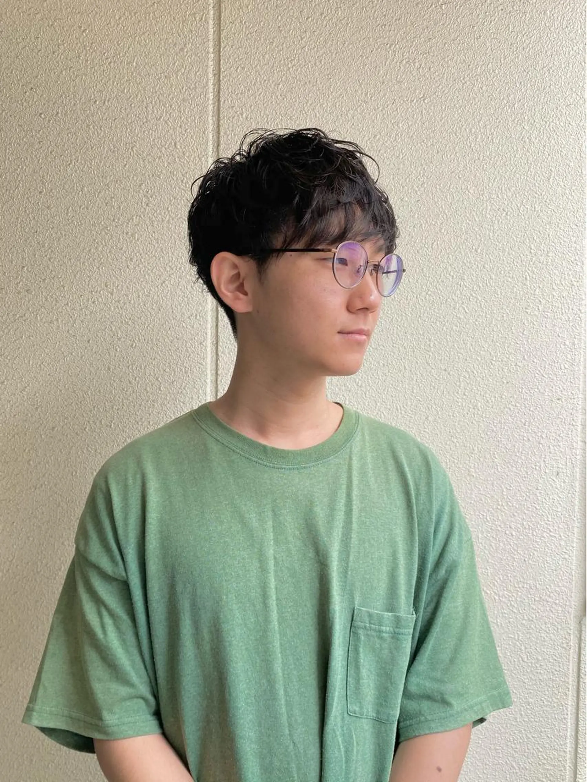 ショート パーマ メンズ マッシュ カット ボブ/髪質改善/ レイヤー/池澤慎人のヘアスタイル