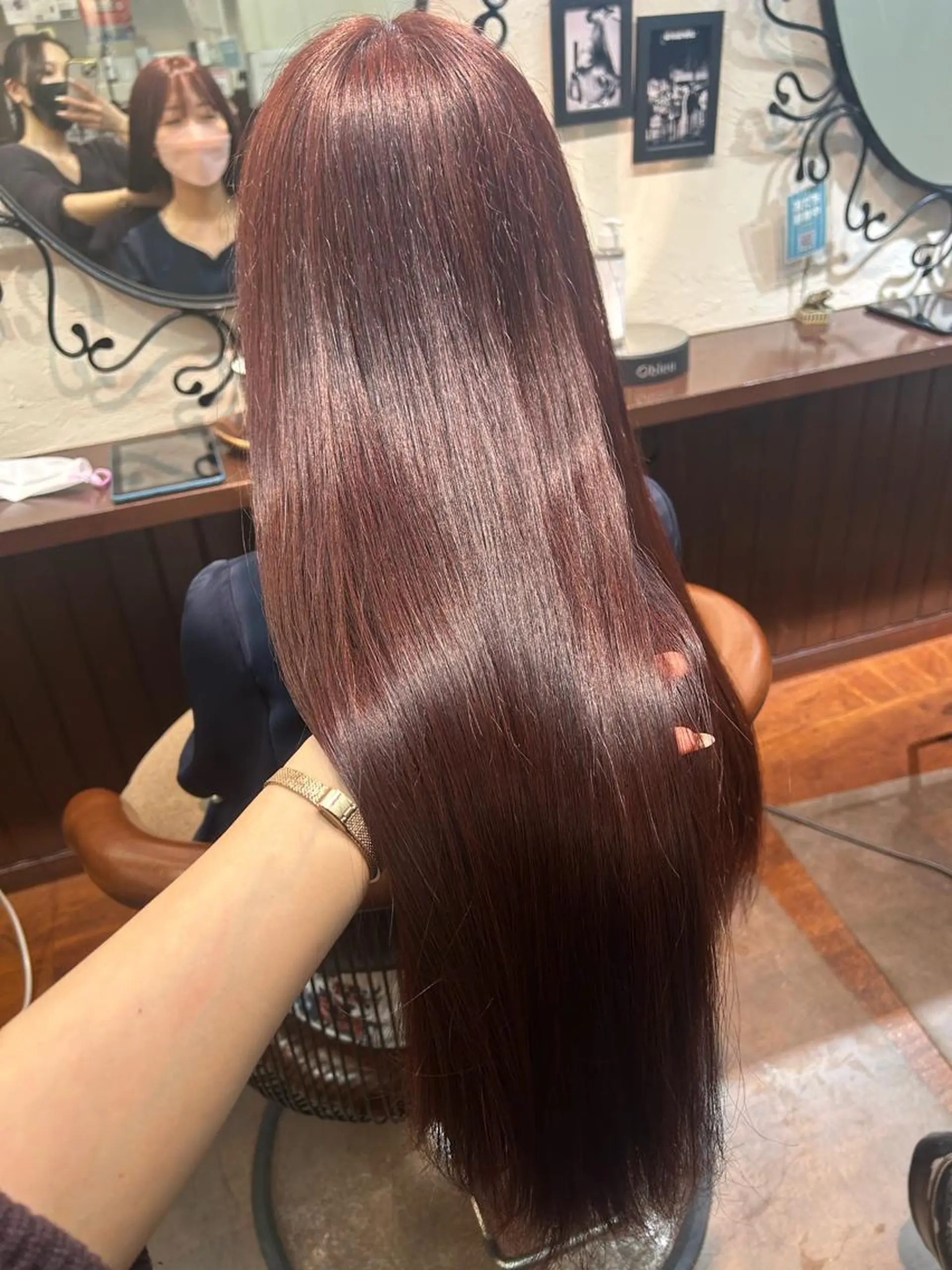 ロング カラー allure所属・【髪質改善】ena 縮毛矯正/落合/新宿のヘアスタイル