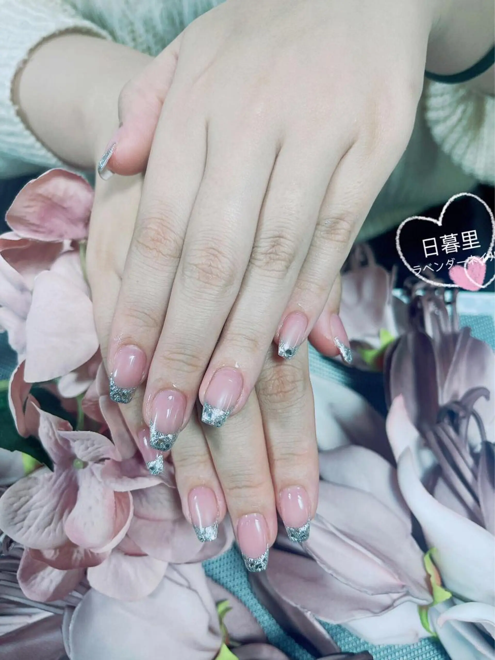 ネイル ラベンダー💖日暮里 ルル💖ネイルのネイルデザイン
