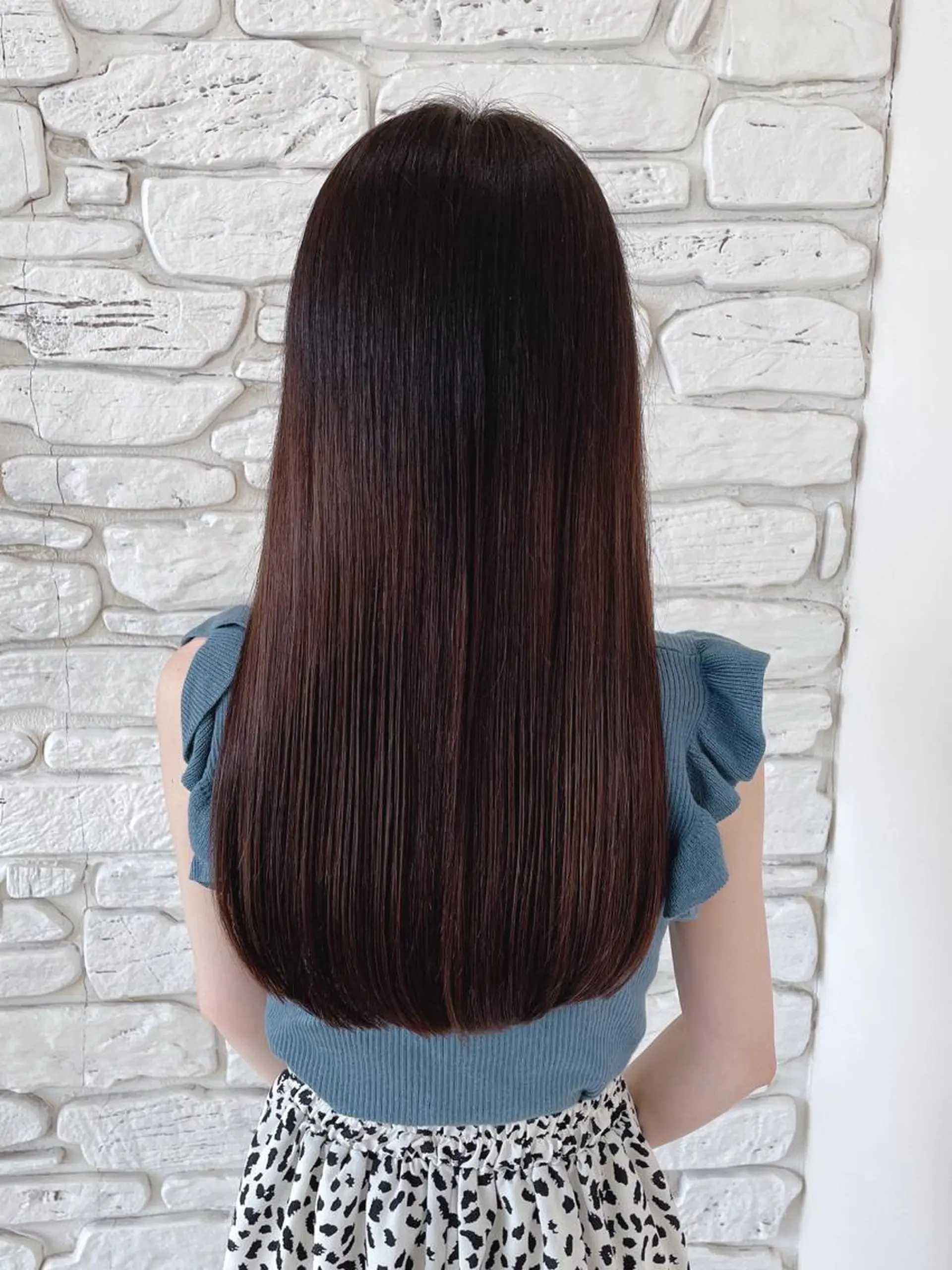 ロング 縮毛矯正 加藤 菜々香のヘアスタイル