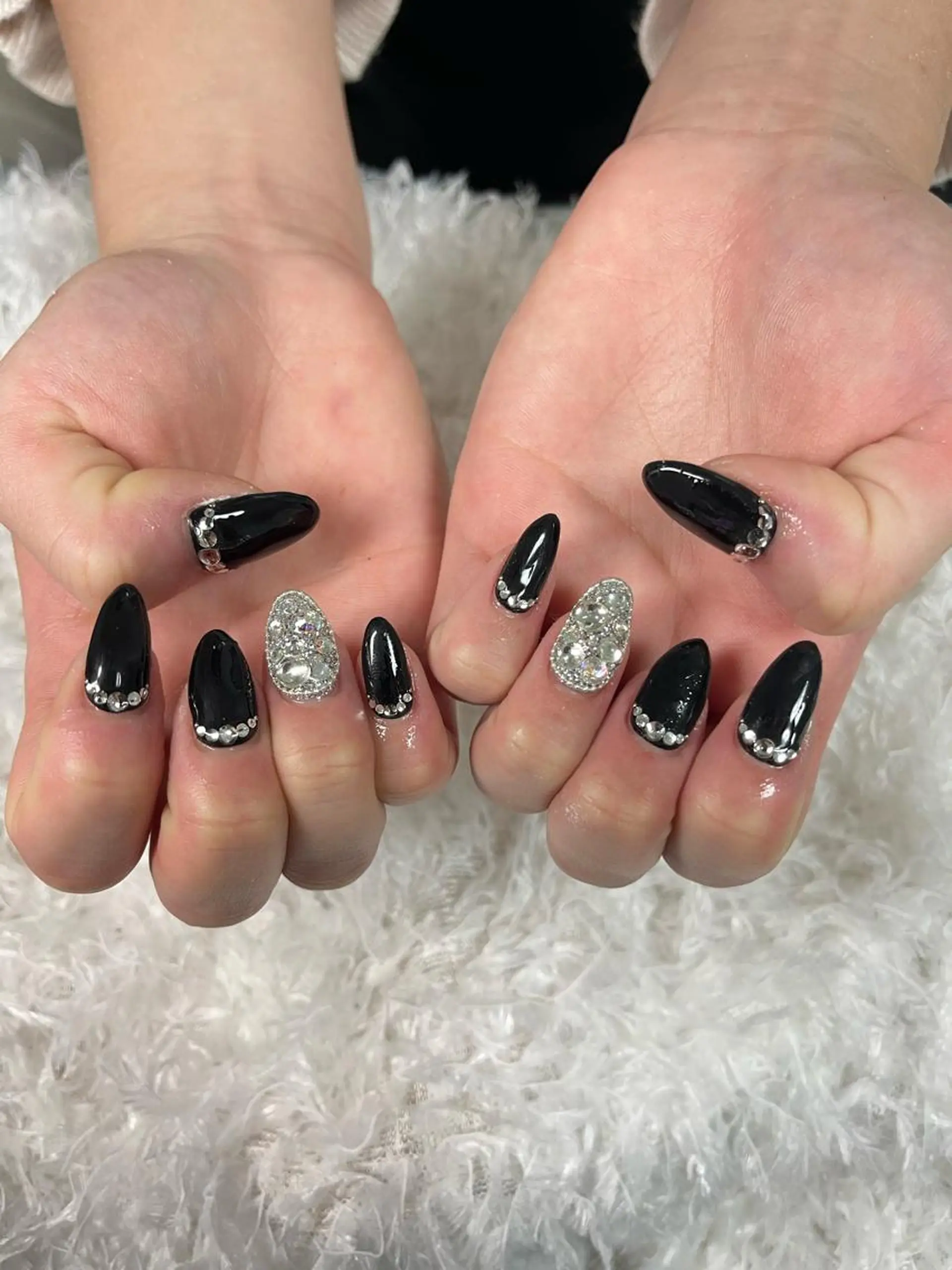 ネイル ジェルネイル 韓国ネイル ロングネイル ミラーネイル ニュアンスネイル ハンドネイル celica所属・松田 由真のネイルデザイン