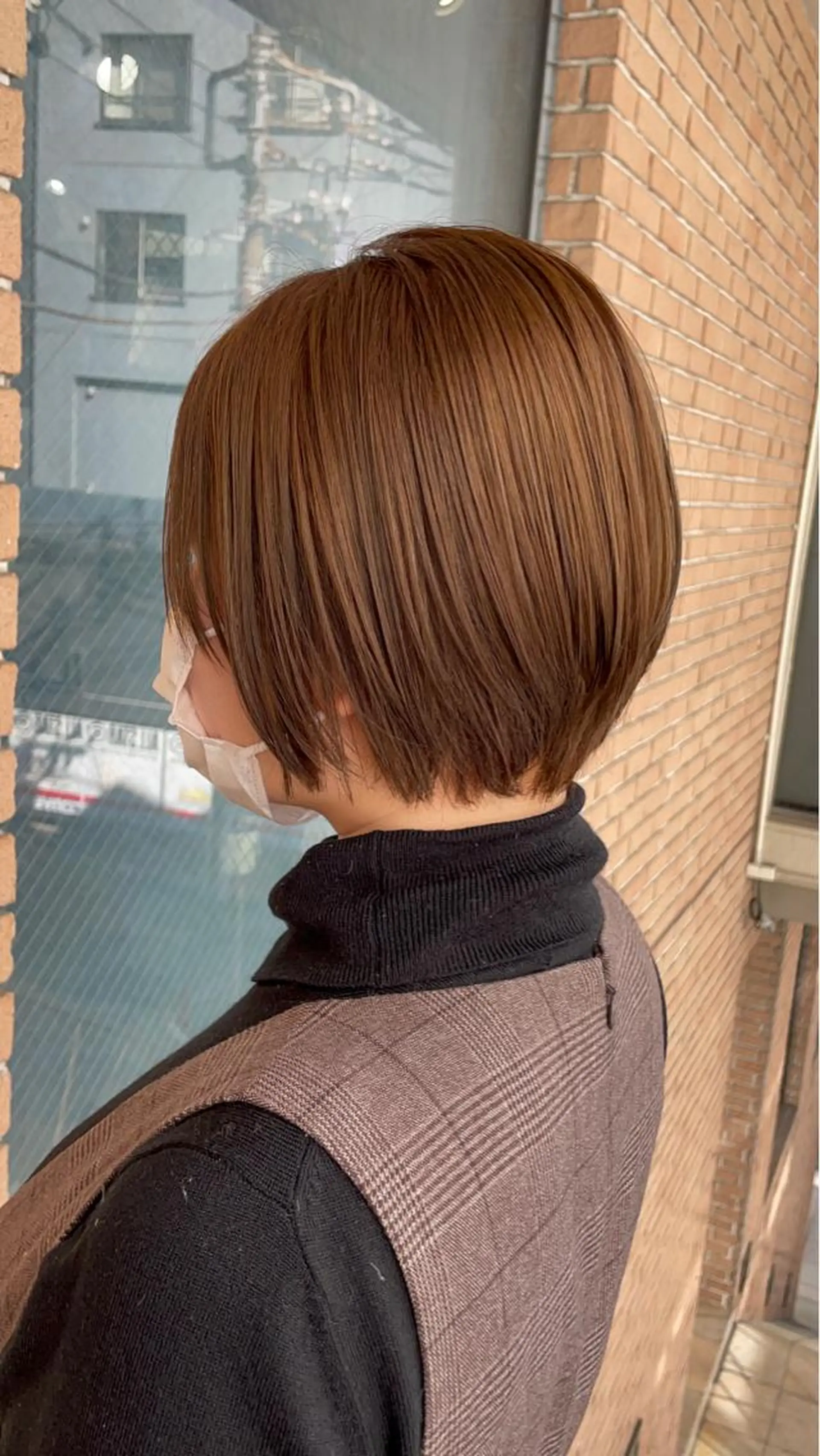 ショート カラー 透明感カラー ダブルカラー イルミナカラー ボブ 学生 ボブヘアカット Rikapi❤️のヘアスタイル