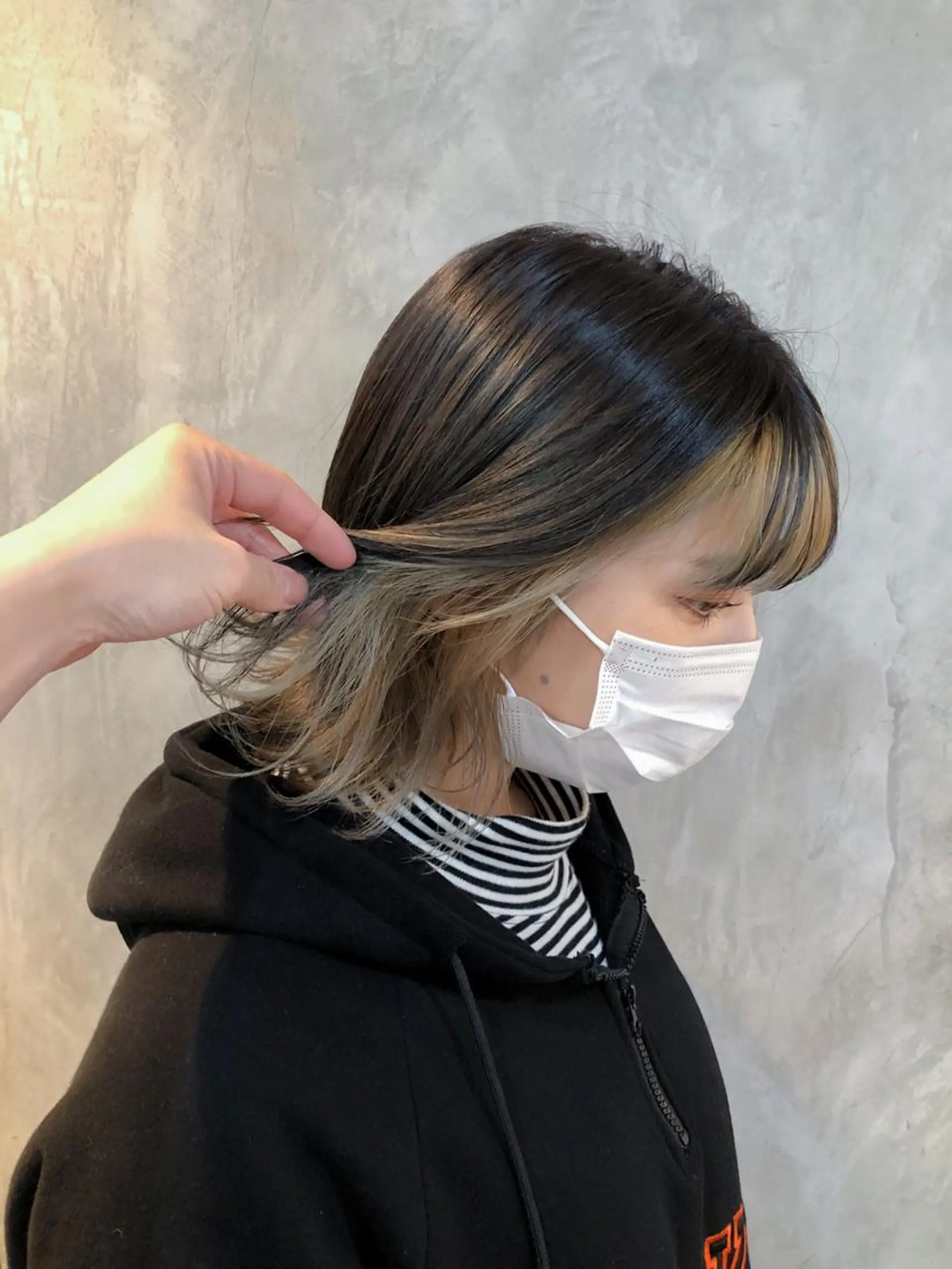 ミディアム カラー ヘアアレンジ レイヤー/ウルフ/ ハッシュカット/そらのヘアスタイル