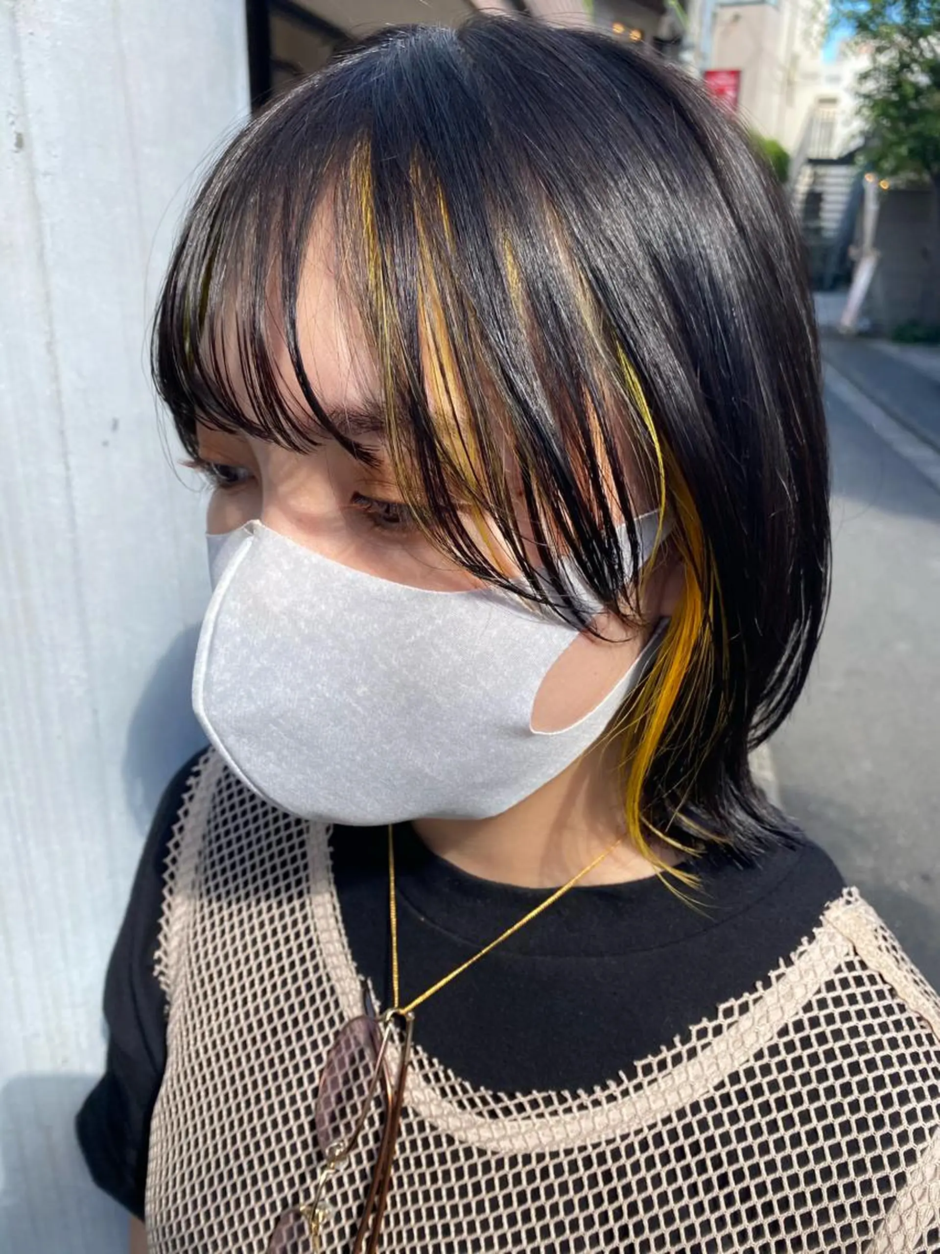 ショート カラー ヘアアレンジ satsuki 暖色・ブラウンカラーのヘアスタイル