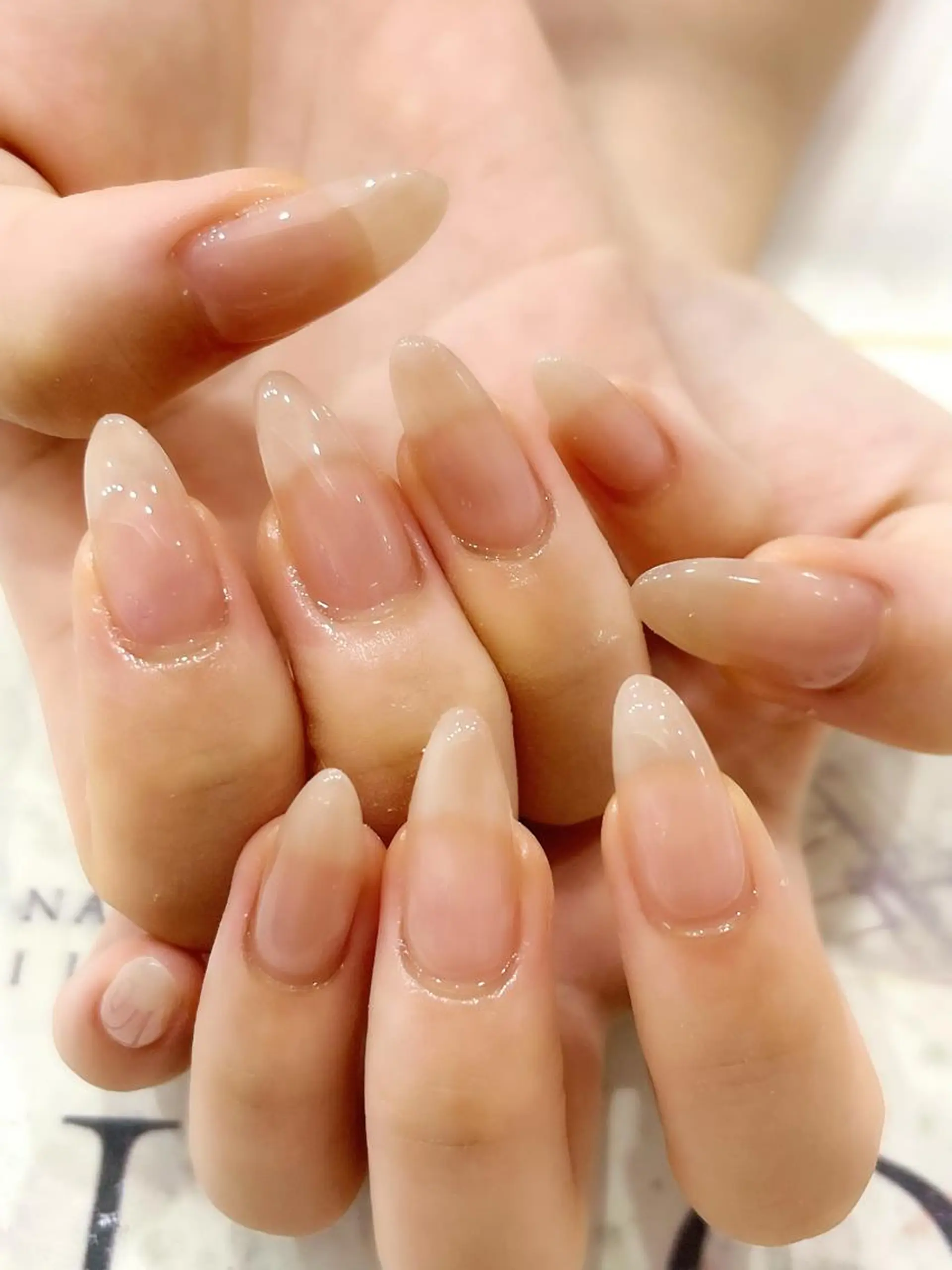 ネイル ジェルネイル オフィスネイル Risa ネイルサロンKOTOのネイルデザイン