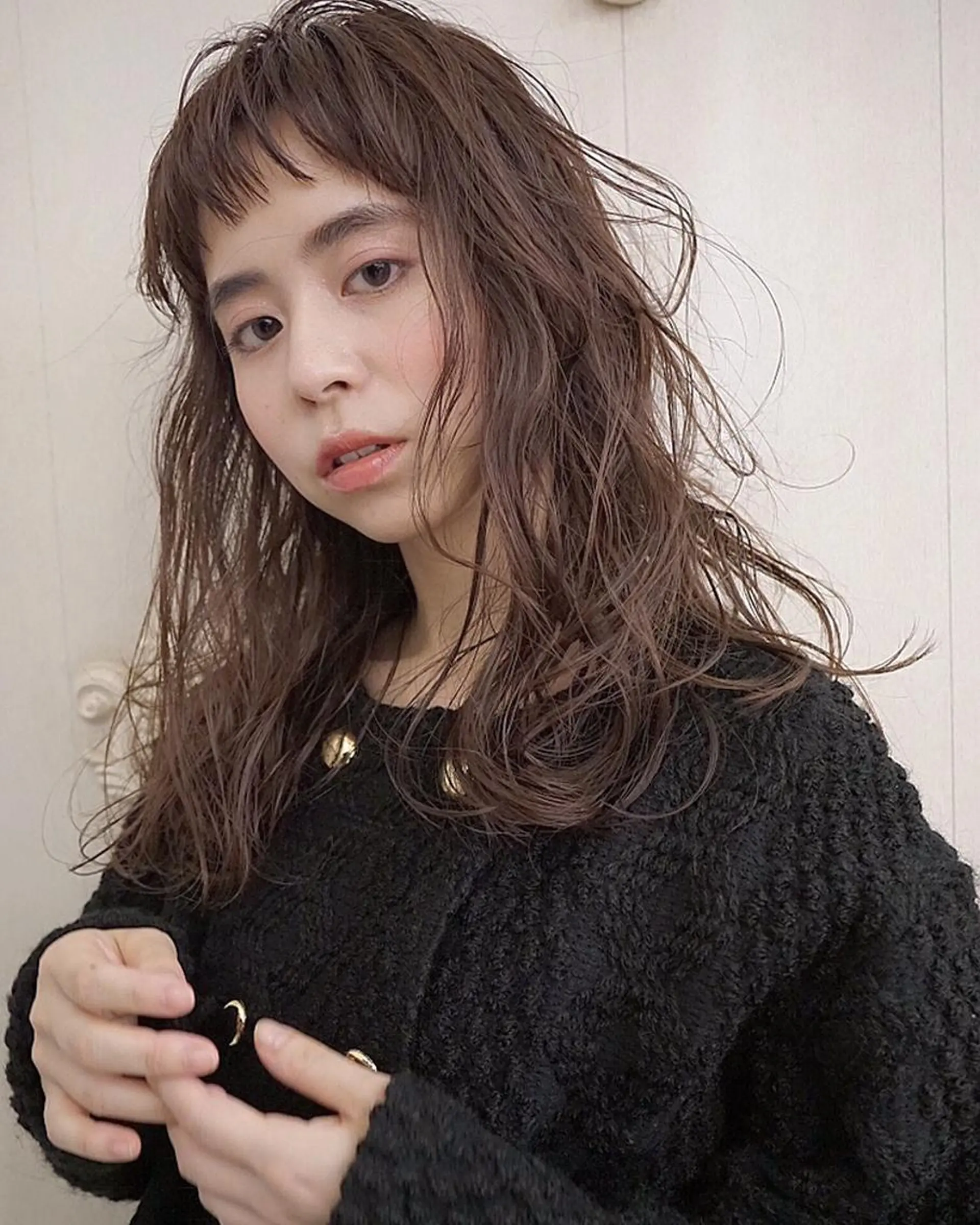 セミロング カラー ショートボブ💗 ヤマネシオリのヘアスタイル