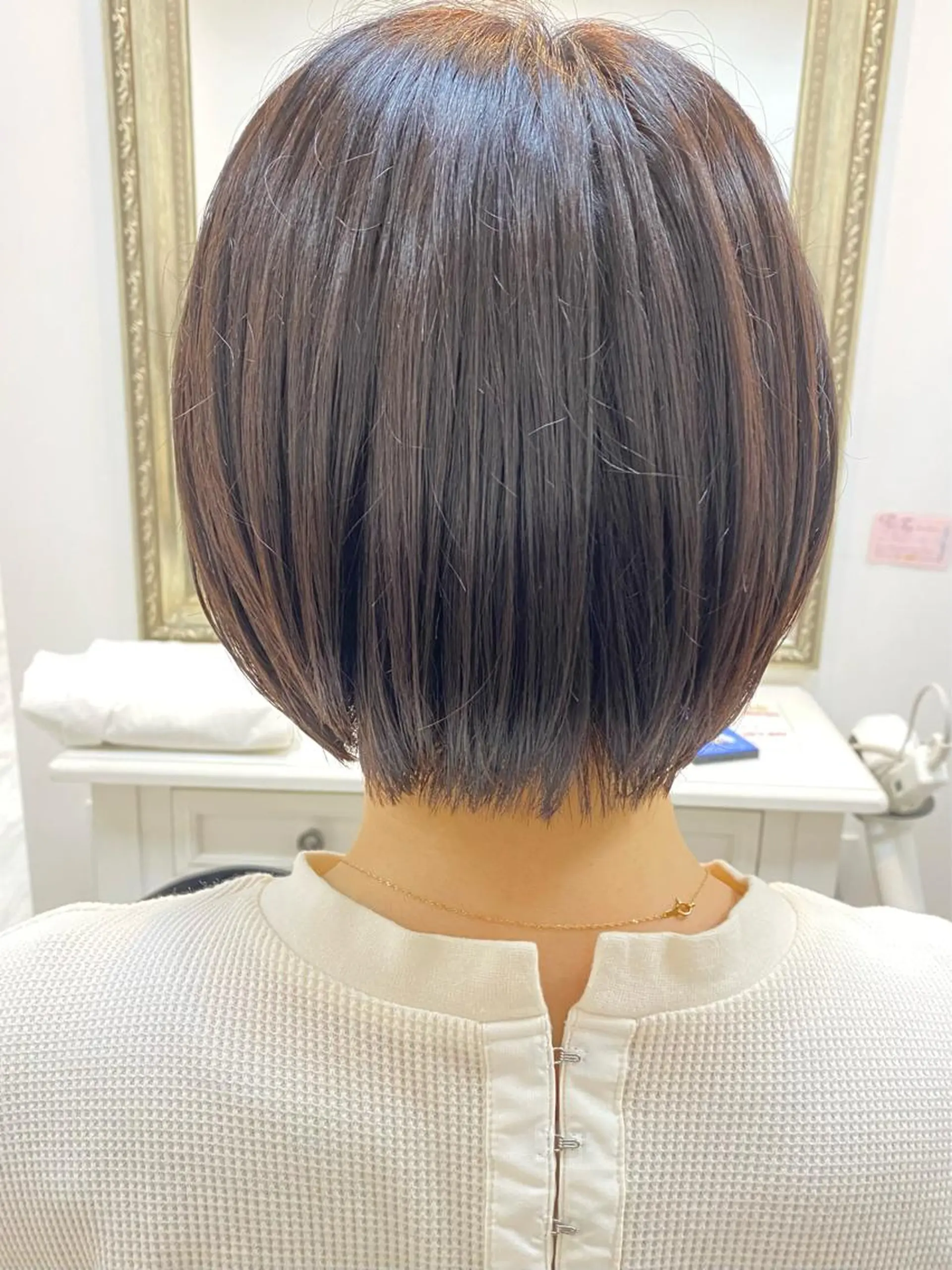 ショート ⭐️透明感カラー/ パーマ⭐️宮野翔のヘアスタイル