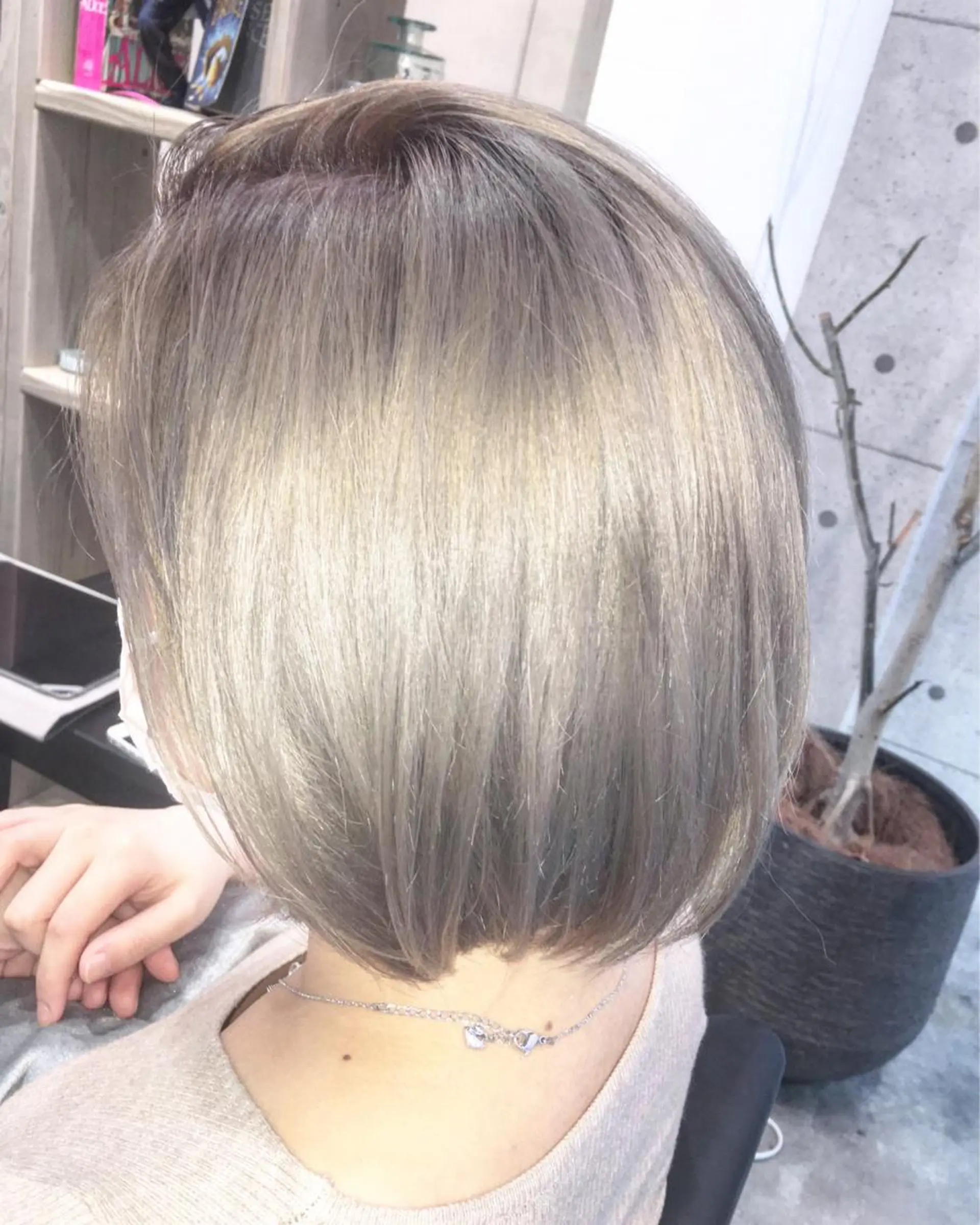 ショート カラー LITTY所属・レイヤー/髪質改善 /山永圭介のヘアスタイル