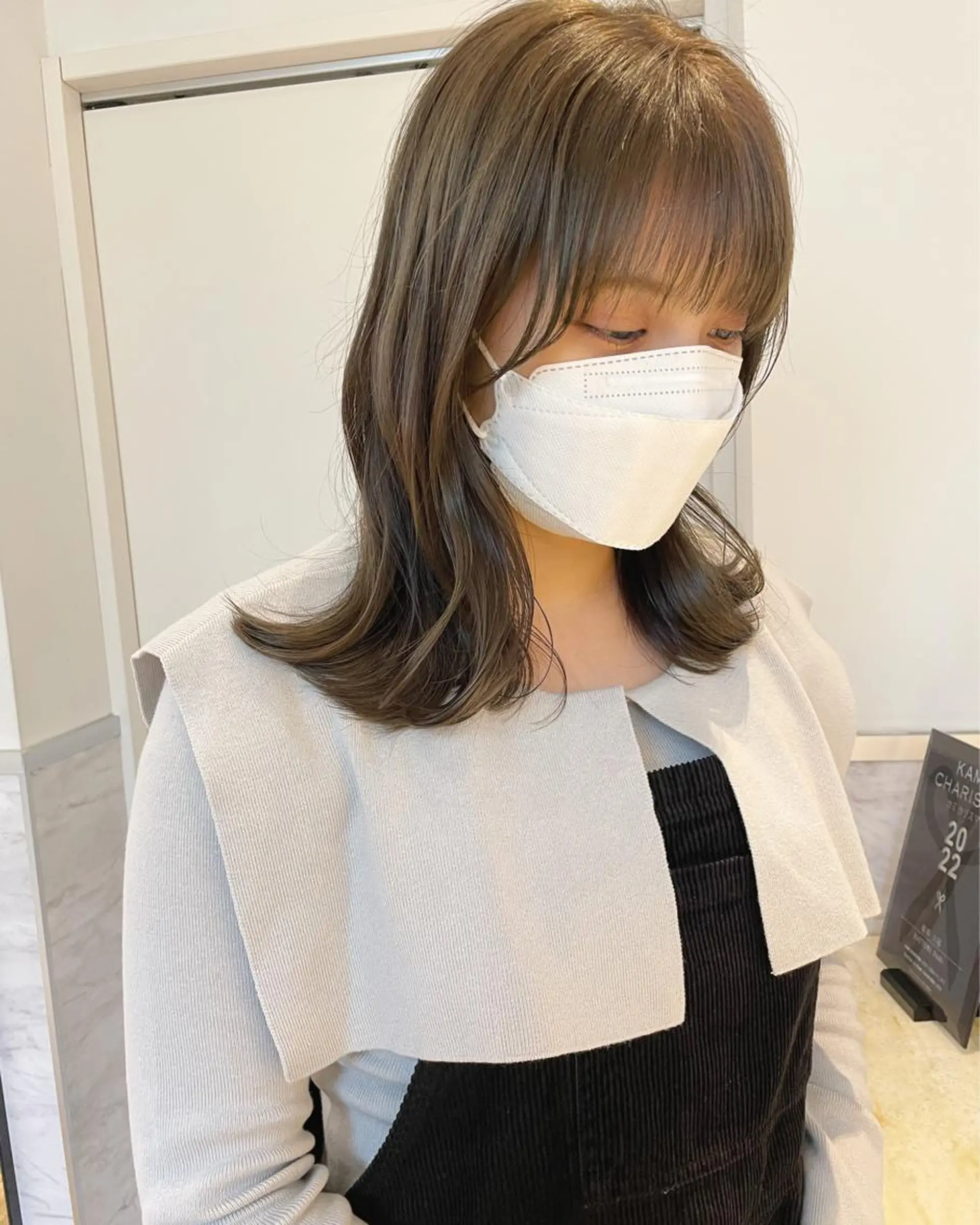 ミディアム カラー 🫧透明感ヘア🫧 🧸竹花　彩希🧸のヘアスタイル