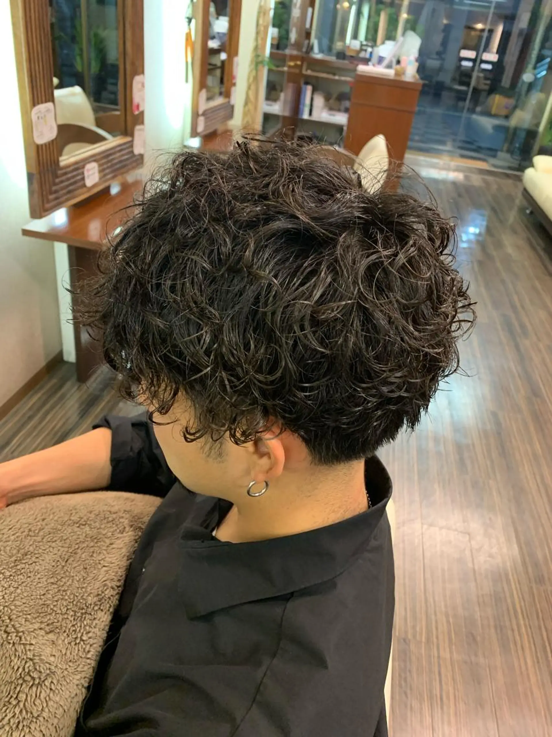 ショート カット パーマ 美容室soi所属・メンズ特化/石田 凱土のヘアスタイル