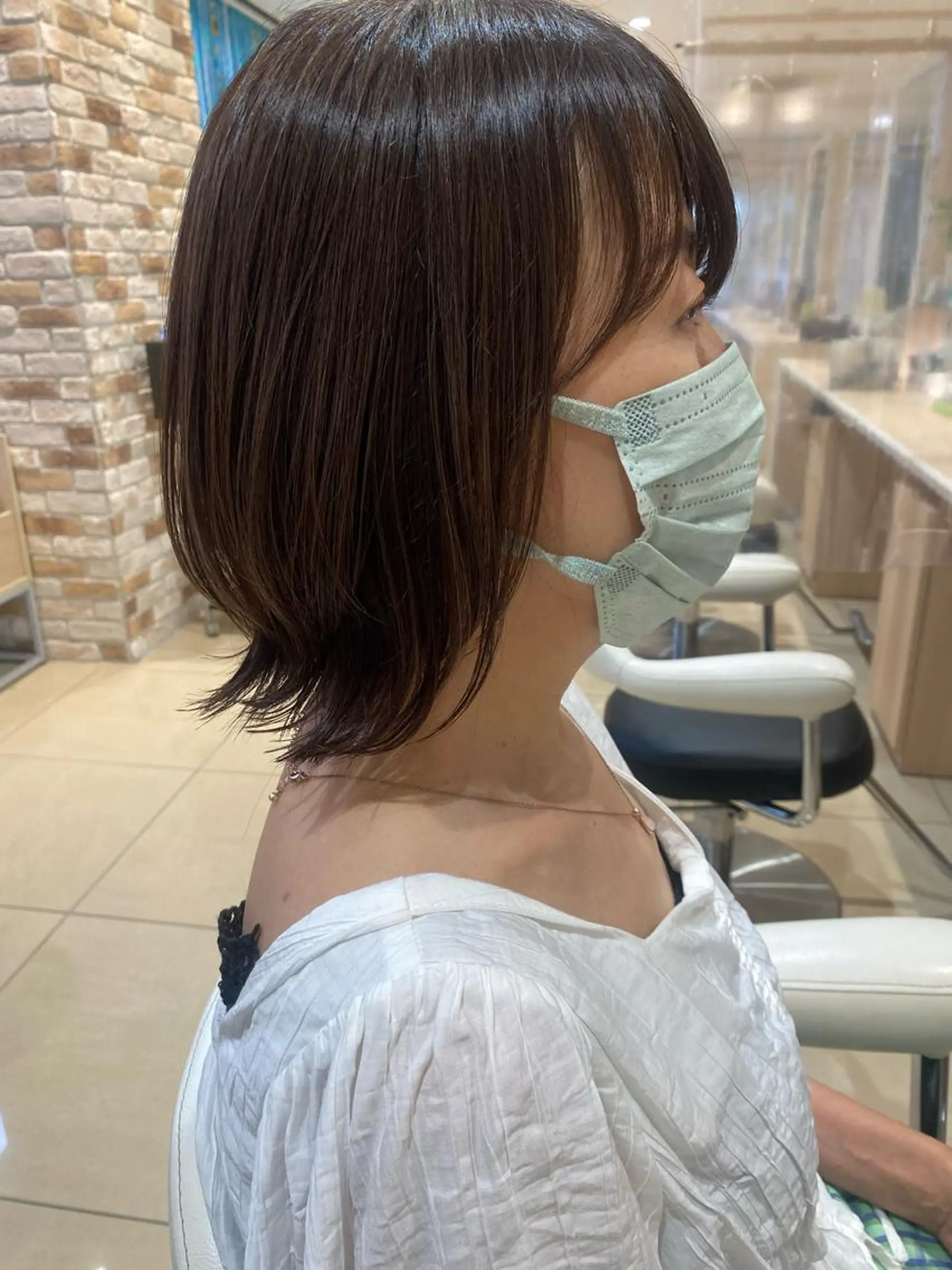 ミディアム カラー 🩵波巻き／ツイスパ HARU💎のヘアスタイル