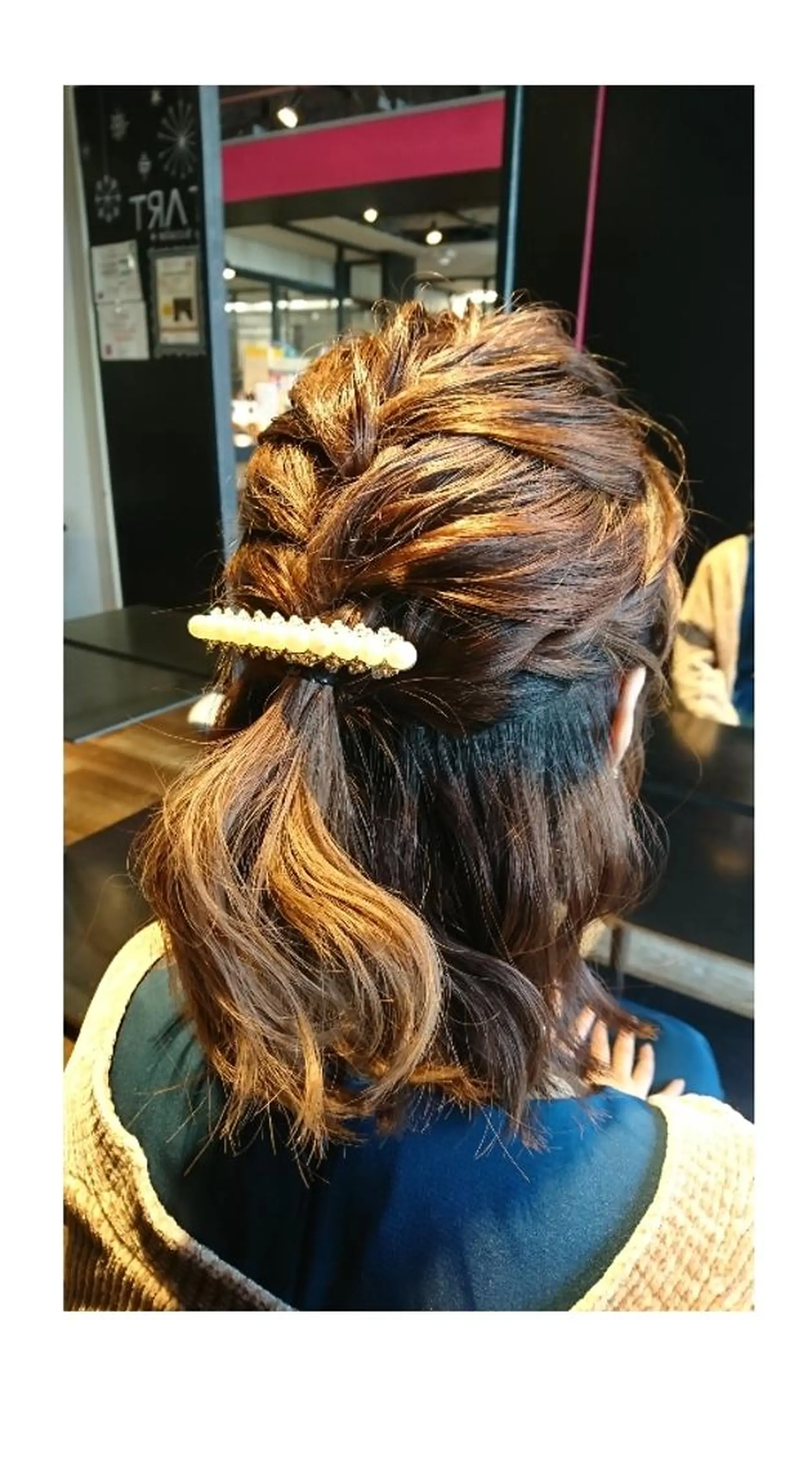 ヘアアレンジ ミディアム shimizu mayuのマツエク・マツパデザイン