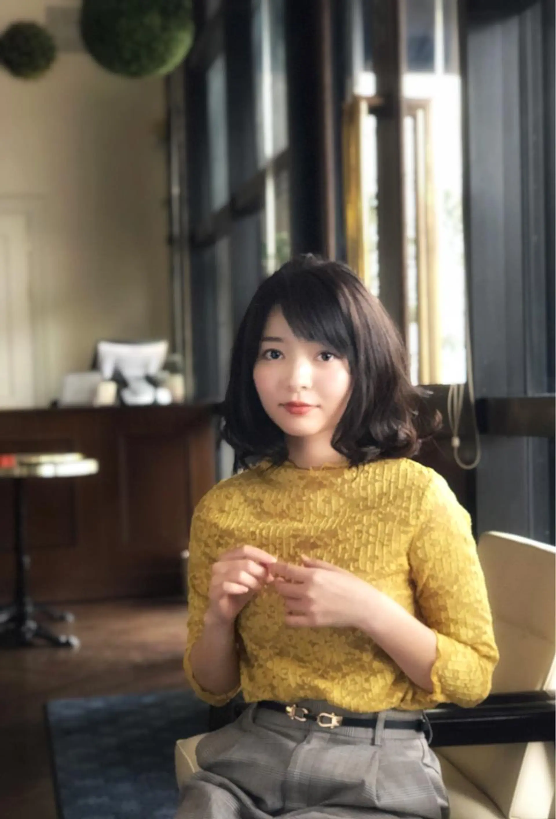 ミディアム 城間 翔太のヘアスタイル