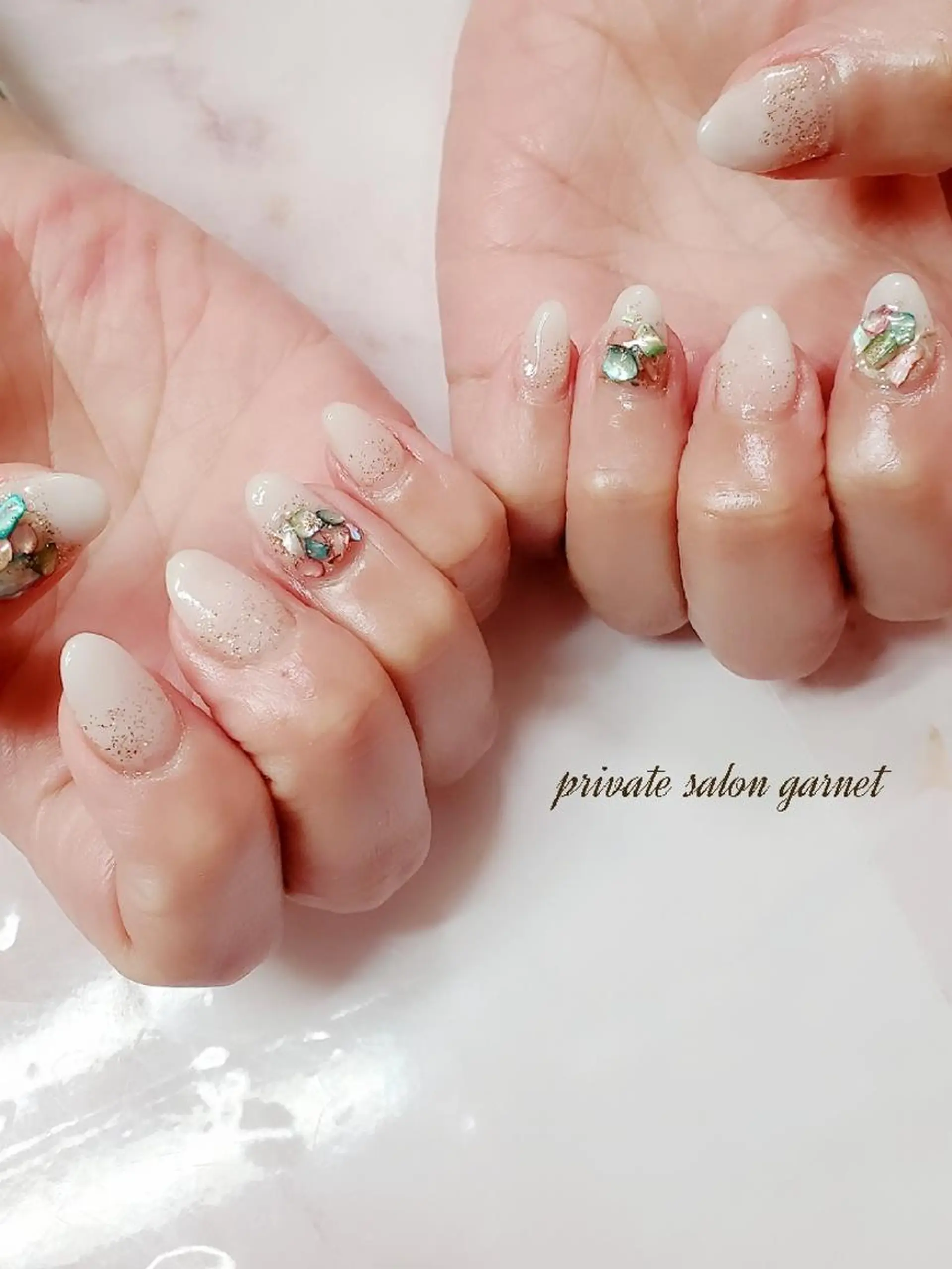 ネイル 春ネイル Garnet nailのネイルデザイン